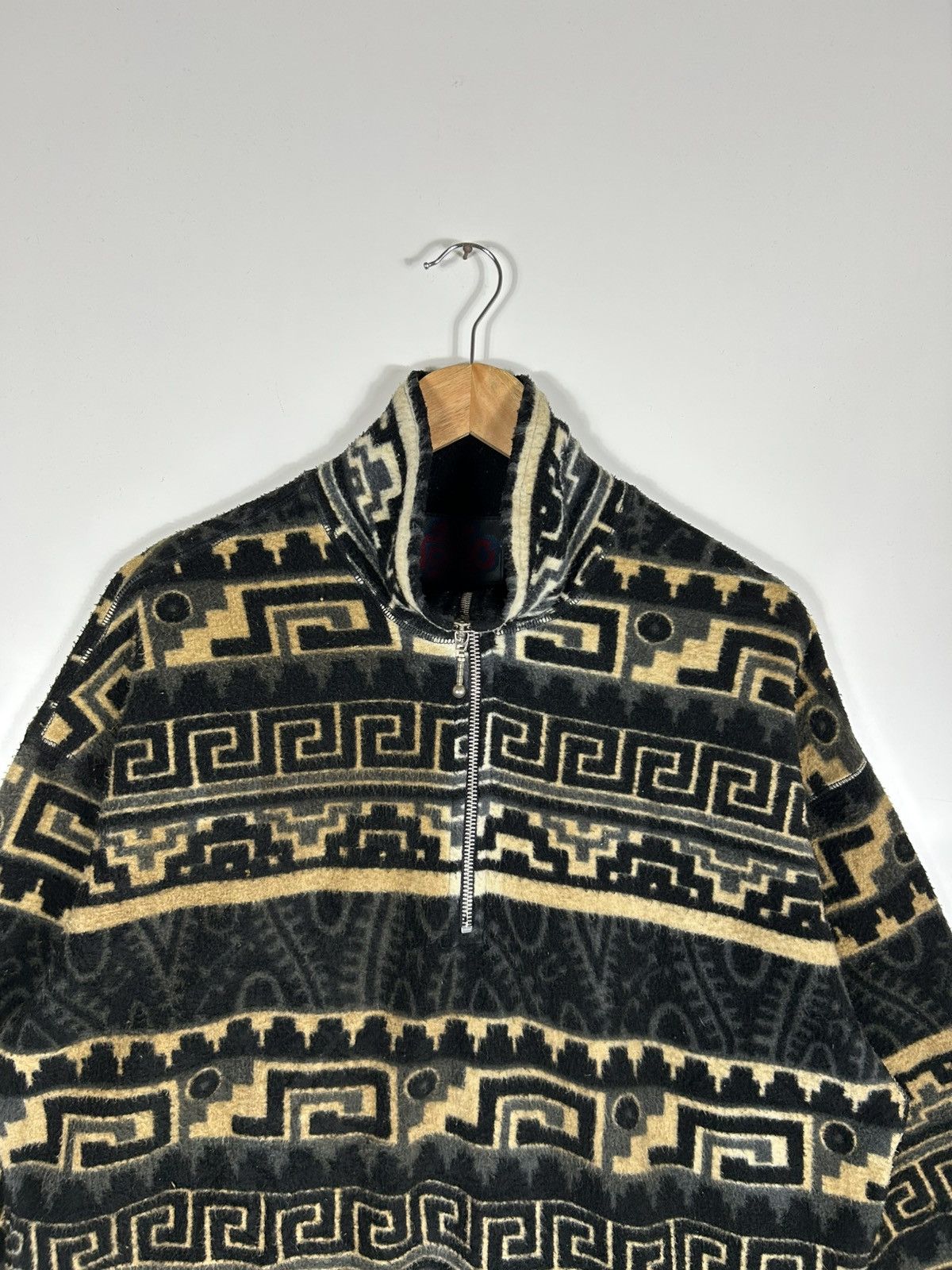 Japanese Brand ⚡️Vintage Toxic Tapestry Fleece Half Zipper Sweatshirt Size US L / EU 52-54 / 3 - 4 Thumbnail
