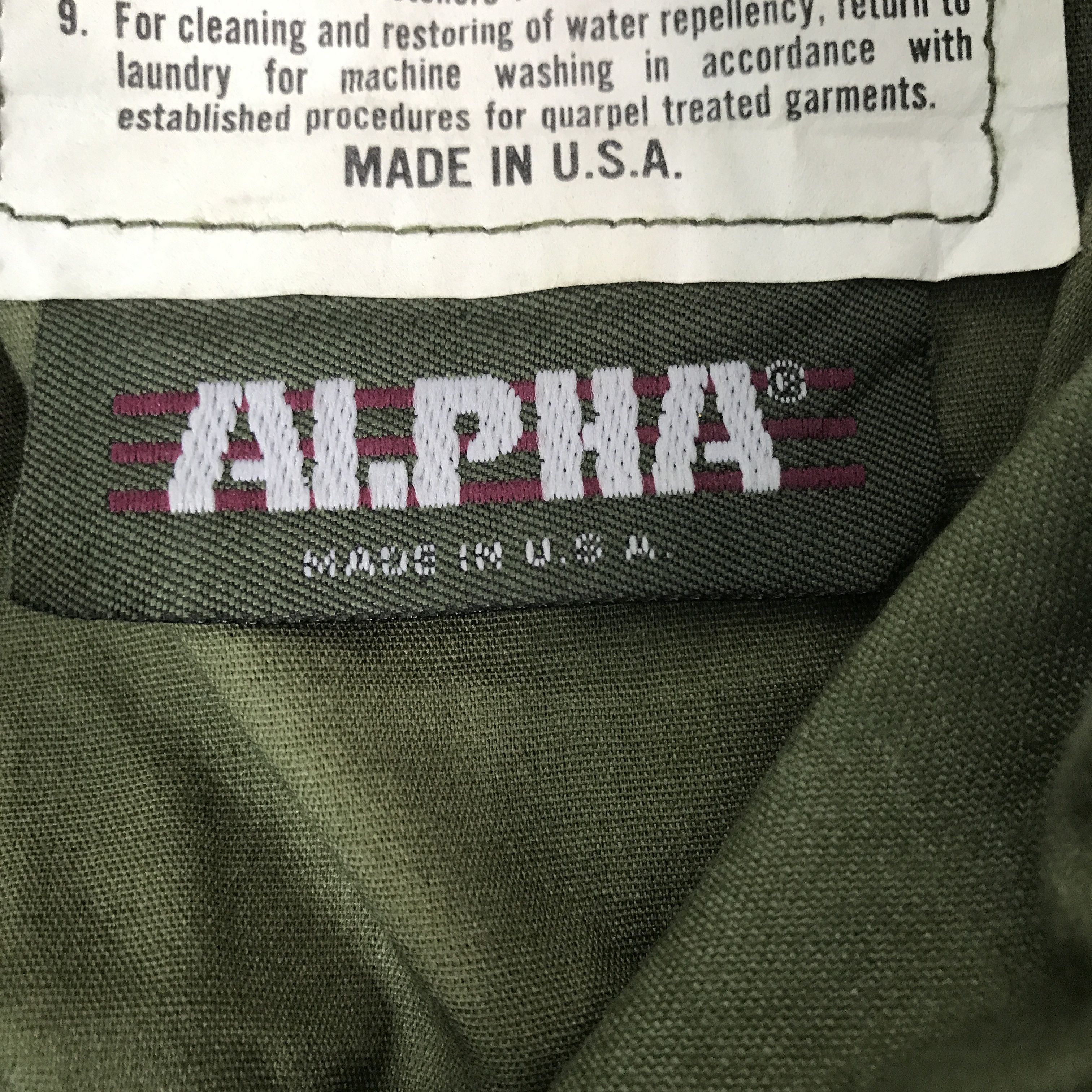Alpha Industries Vintage Alpha Industries design M65 green military Jacket Size US L / EU 52-54 / 3 - 13 Thumbnail