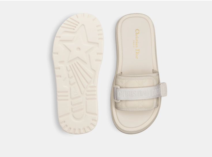 Dior o1w1db10725 KCO041 Evolution Slides in White Size US 12 / IT 42 - 4 Thumbnail