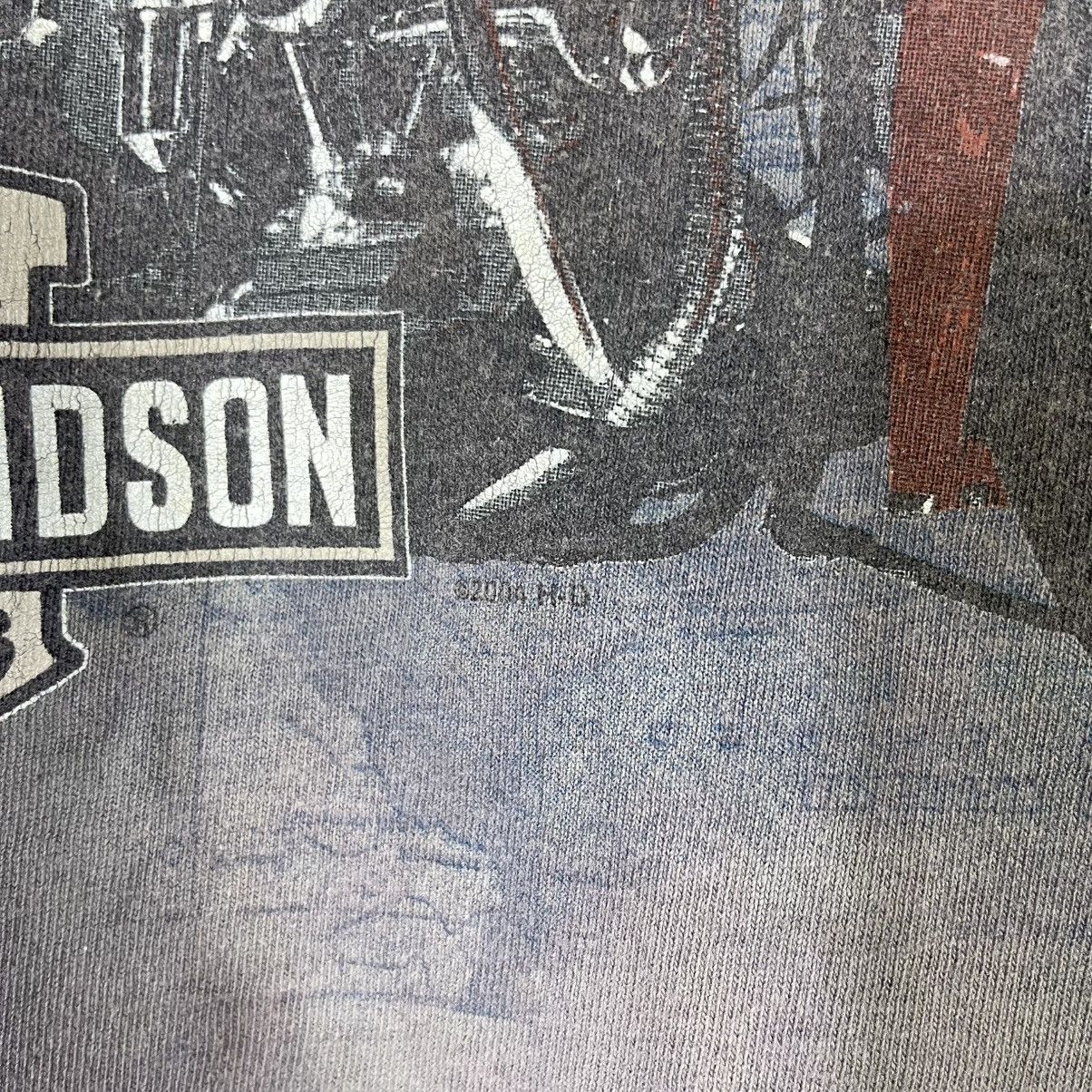 Hanes × Harley Davidson × Vintage Rare! Vintage Harley Davidson Adventure Alaska Tshirt Size US L / EU 52-54 / 3 - 7 Thumbnail
