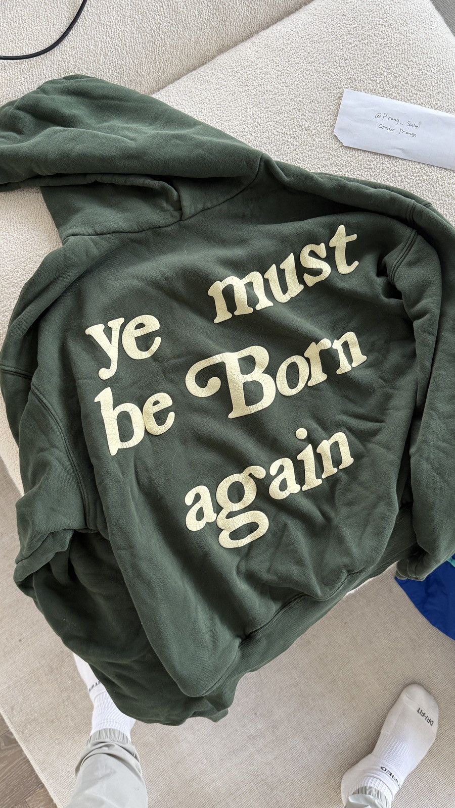 Cactus Plant Flea Market Born Again Hoodie Green | Grailed