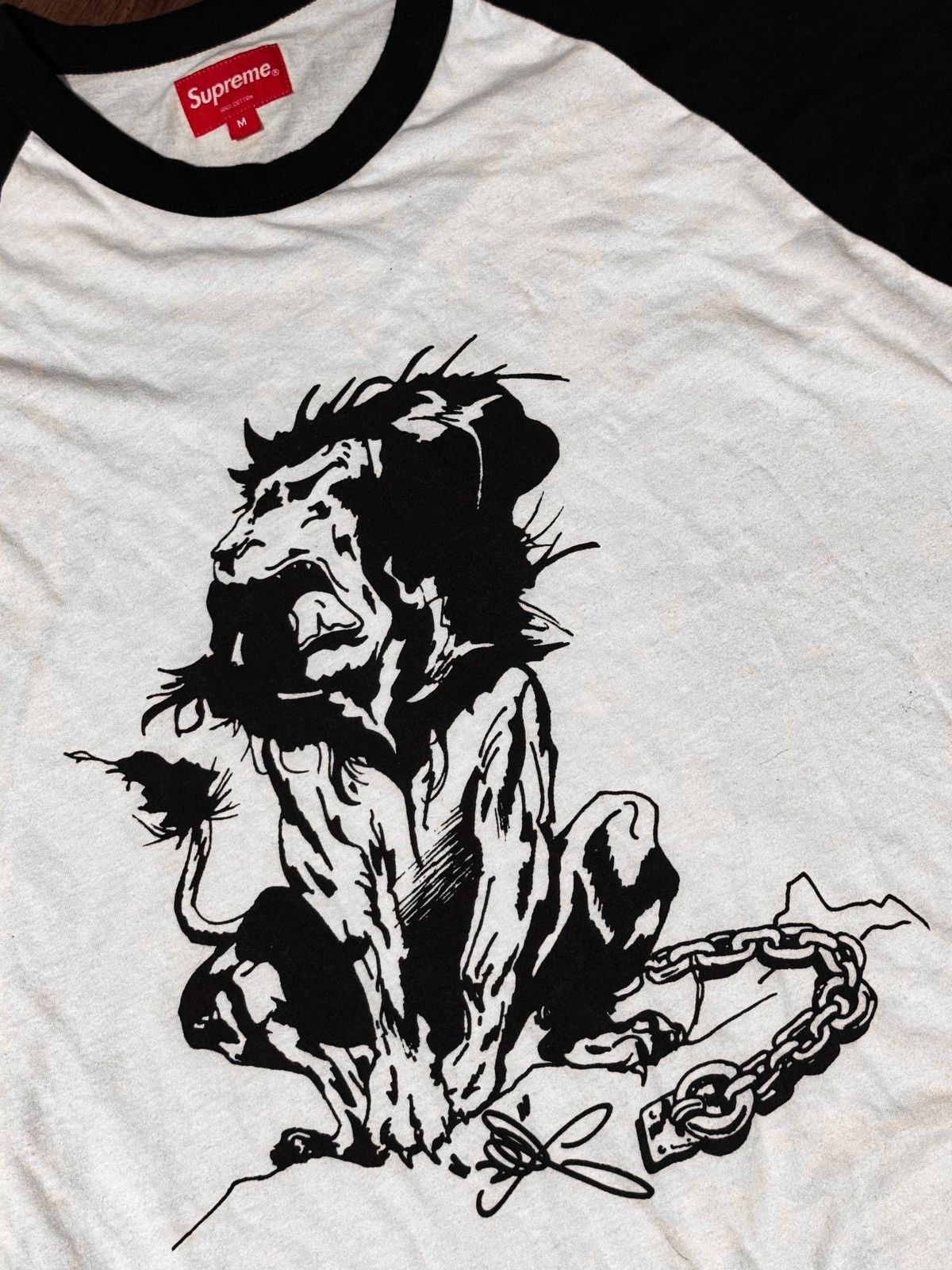 Supreme Supreme x Lee Quinones Lion Tee Size US M / EU 48-50 / 2 - 2 Thumbnail