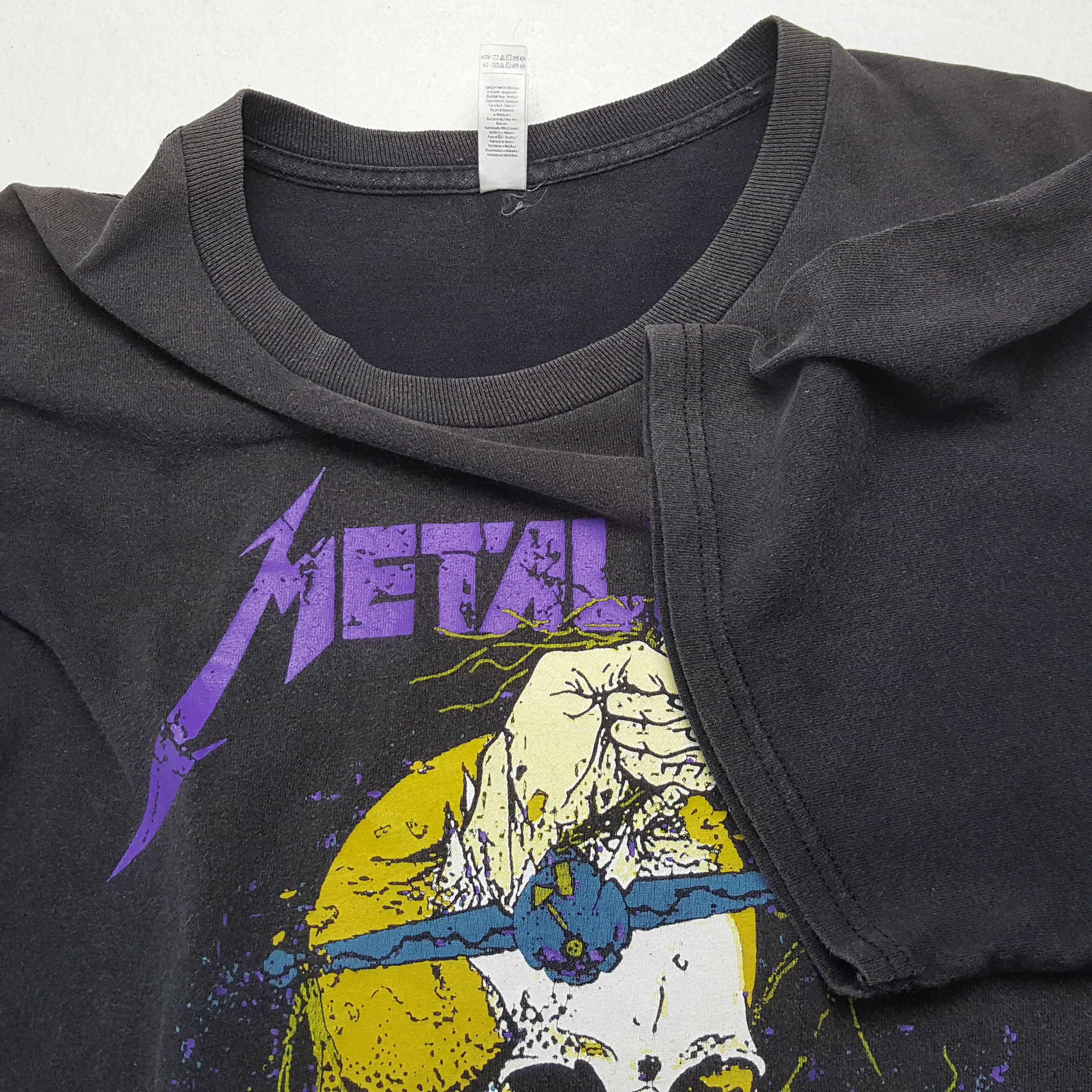 Band Tees × Vintage METALLICA Rock Band Music Tshirt Size US L / EU 52-54 / 3 - 6 Thumbnail