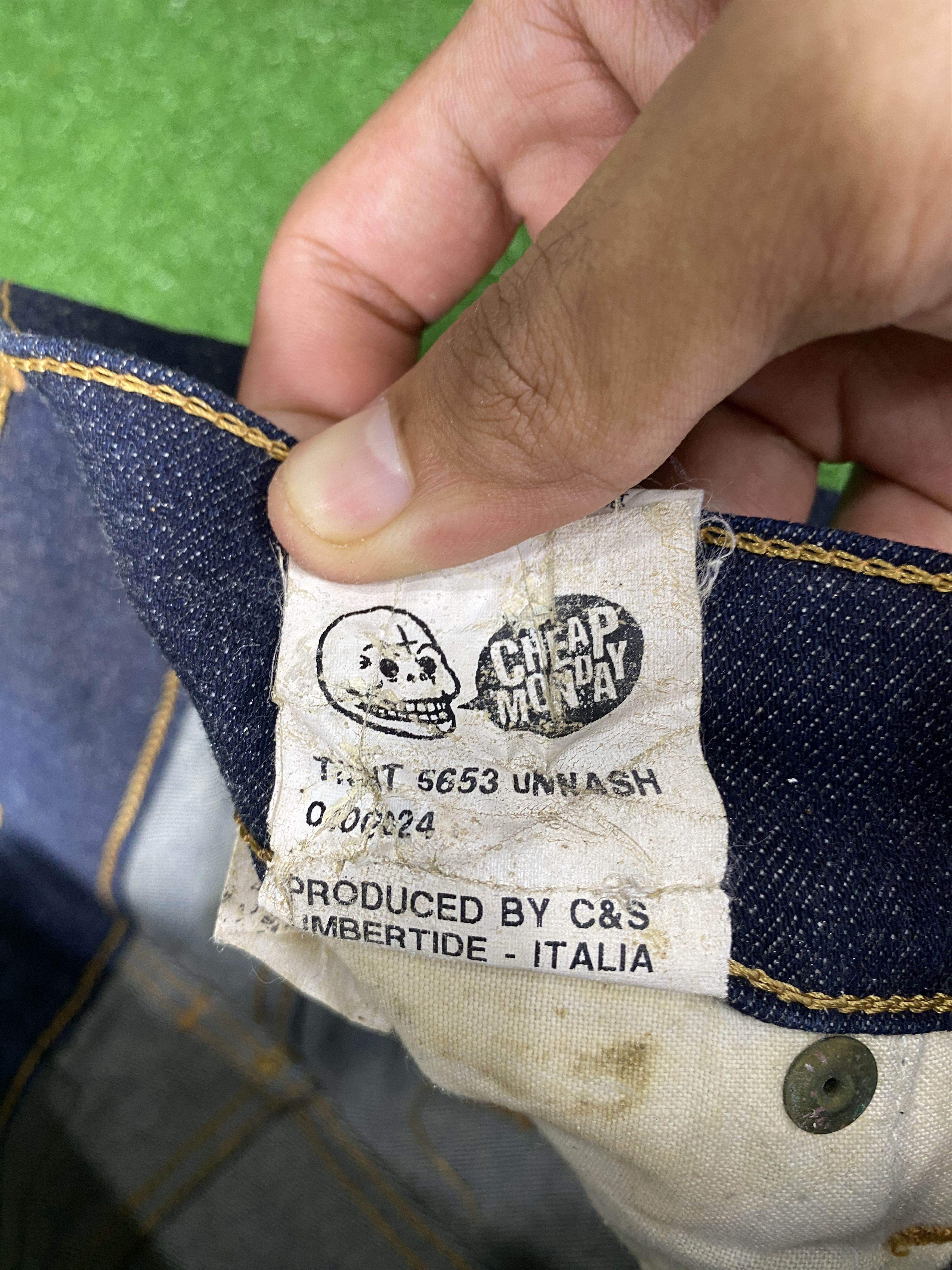 Cheap Monday Vintage Cheap Monday Straight Cut Black Jeans CP0072 Size US 28 / EU 44 - 12 Thumbnail