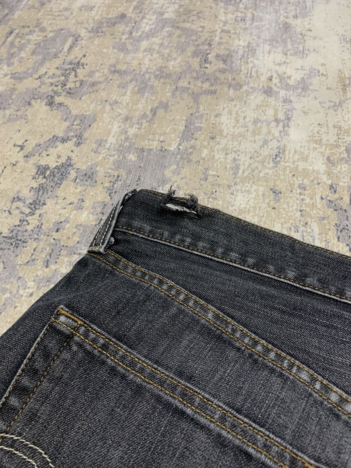 Levi's Vintage Y2K Levis 501 Distressed Black Jeans W36x30 Size US 36 / EU 52 - 11 Thumbnail