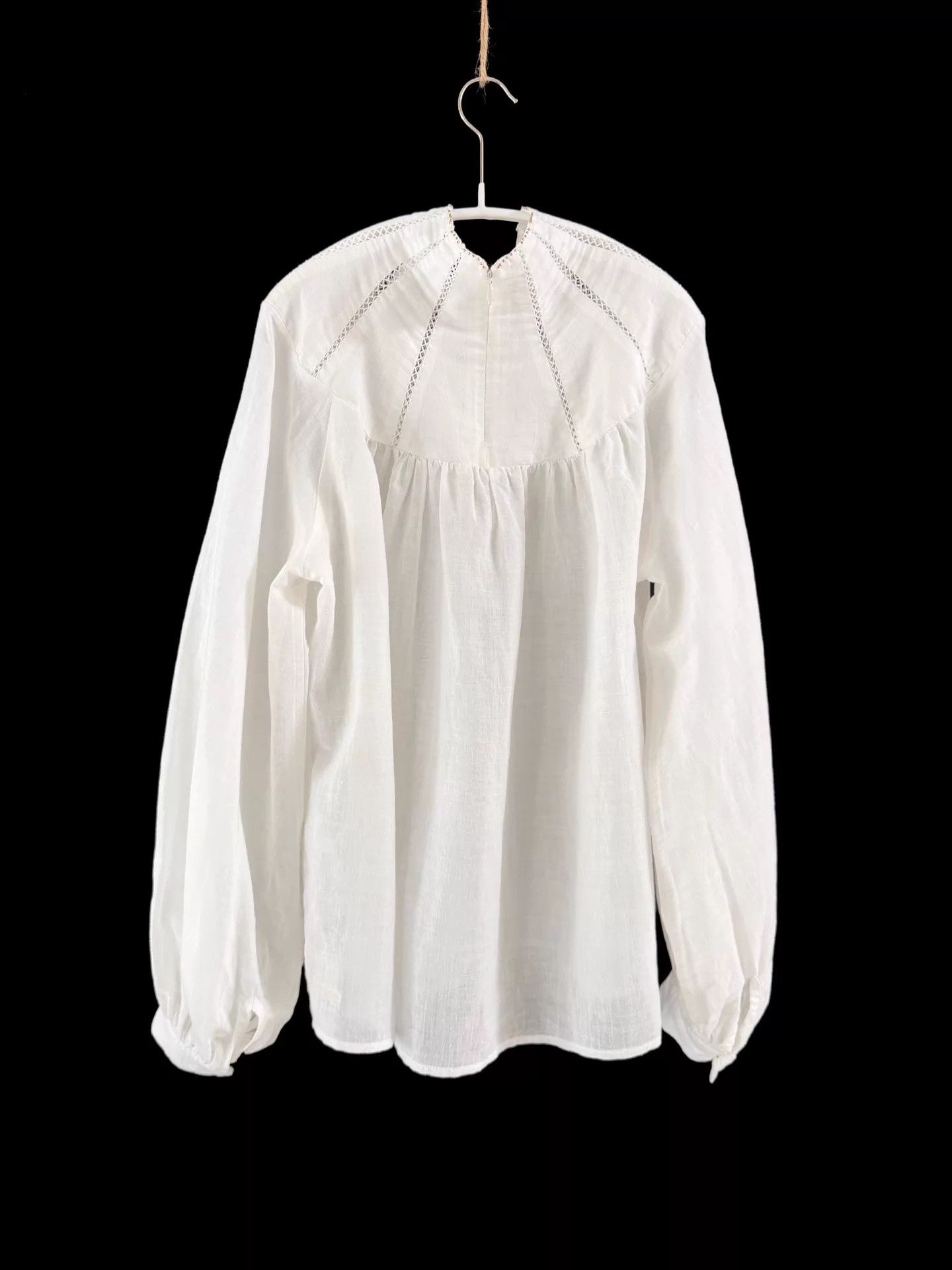 Kapital Kapital Linen-Cotton Origami Pleat White Vintage Shirt Size S / US 4 / IT 40 - 4 Thumbnail
