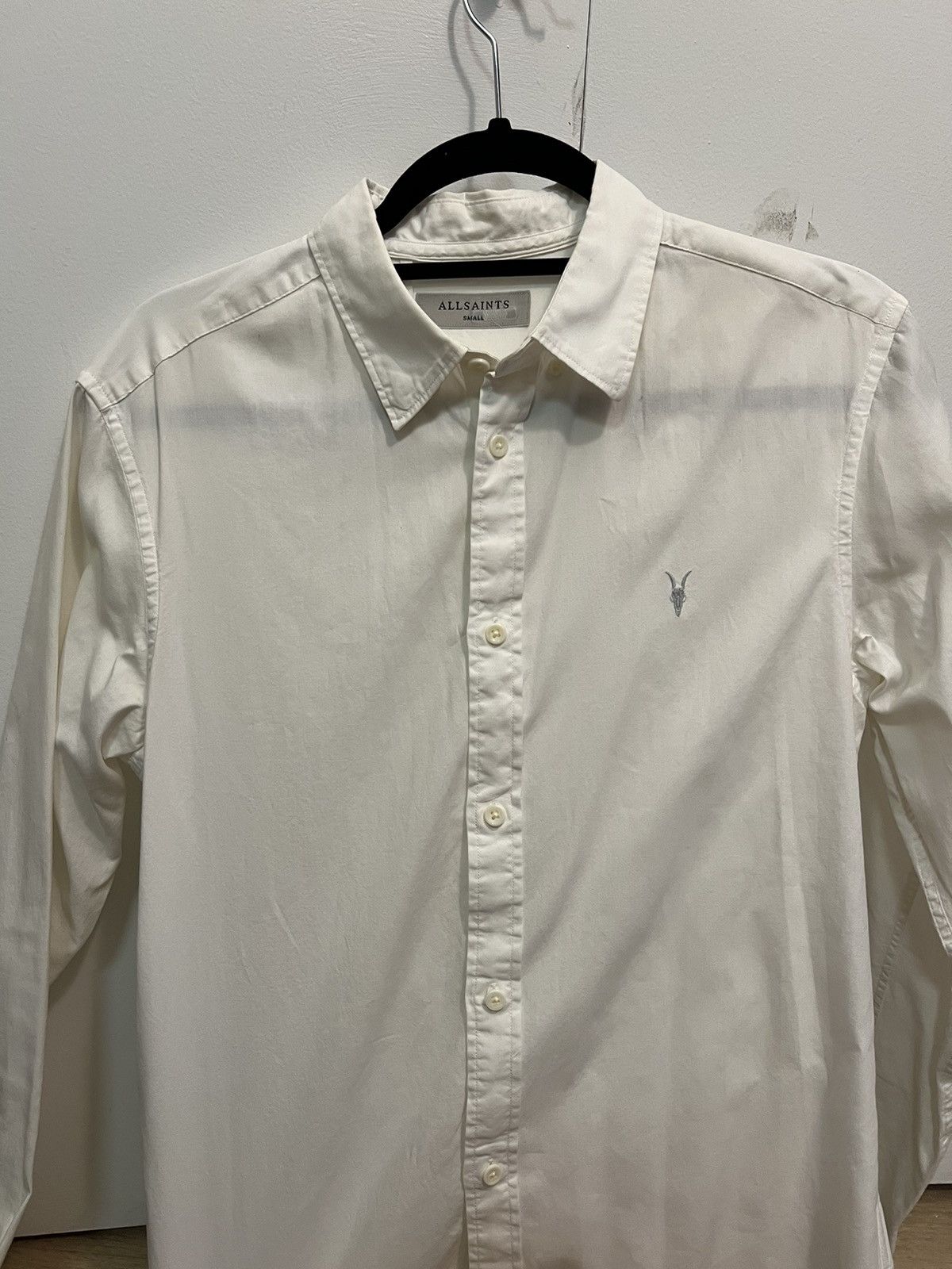 Allsaints White Allsaints Button Down S Size US S / EU 44-46 / 1 - 1 Thumbnail