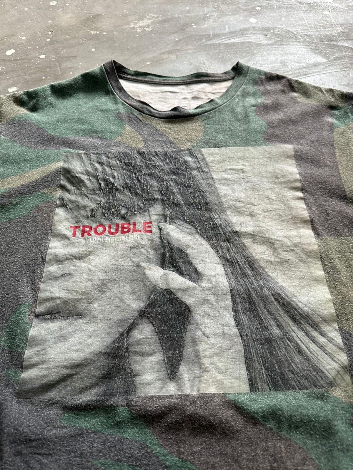 Japanese Brand Ayumi hamasaki Trouble Tour Camo Tshirt Size US M / EU 48-50 / 2 - 2 Thumbnail