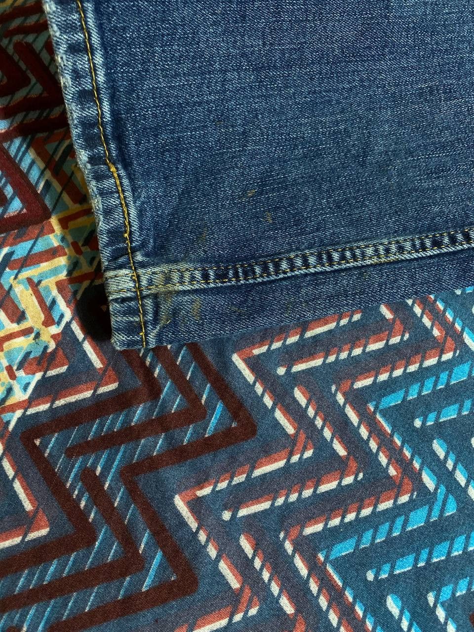 Levi's × Vintage VINTAGE LEVIS 514 THRASHED DISTRESSED LIGHT WASH JEANS Size US 34 / EU 50 - 7 Thumbnail