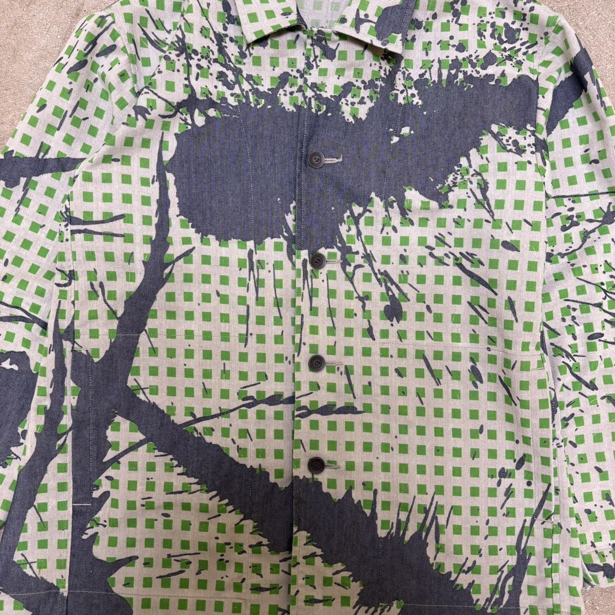 Pleats Please Issey Miyake Issey miyake homme plisse checkered splatter jacket Size US M / EU 48-50 / 2 - 2 Thumbnail