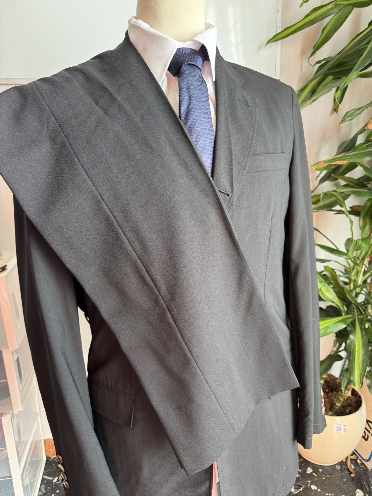 Versace versace suit 48 black Size 48R - 5 Thumbnail