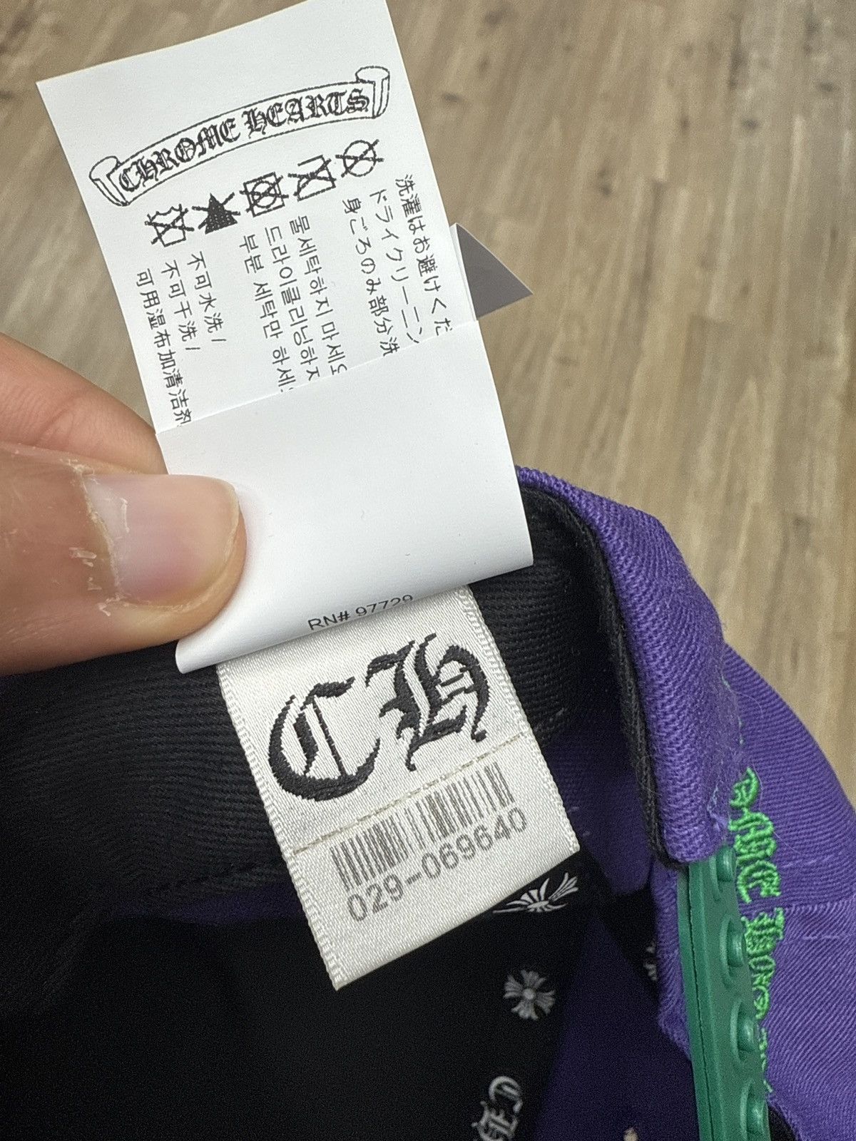 Chrome Hearts Chrome Hearts Purple Trucker Hat Size ONE SIZE - 8 Thumbnail