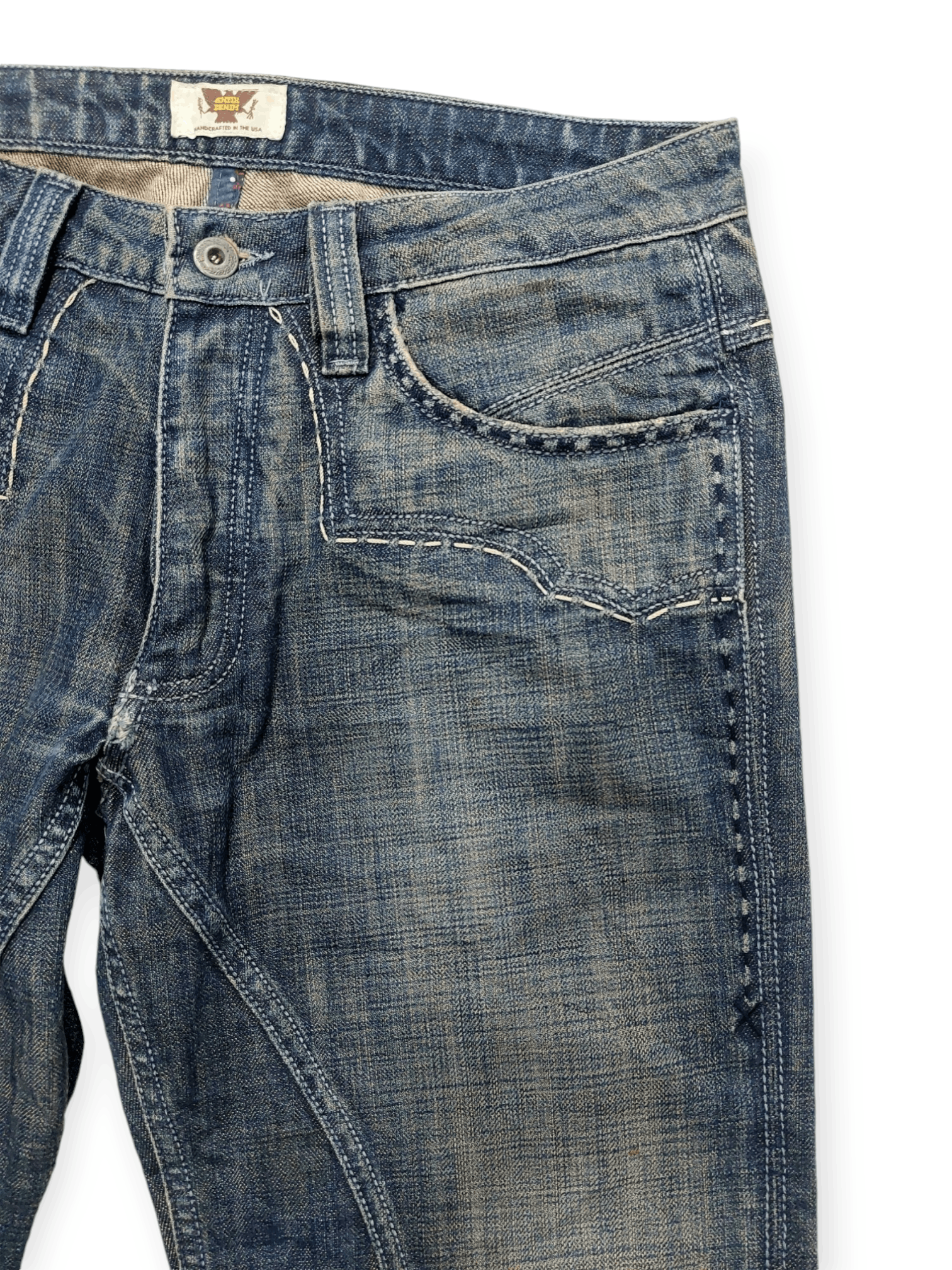 Antik Denim × If Six Was Nine Flared💥 Vintage Antik Denim Embroidered Denim Jeans Size US 31 - 7 Thumbnail