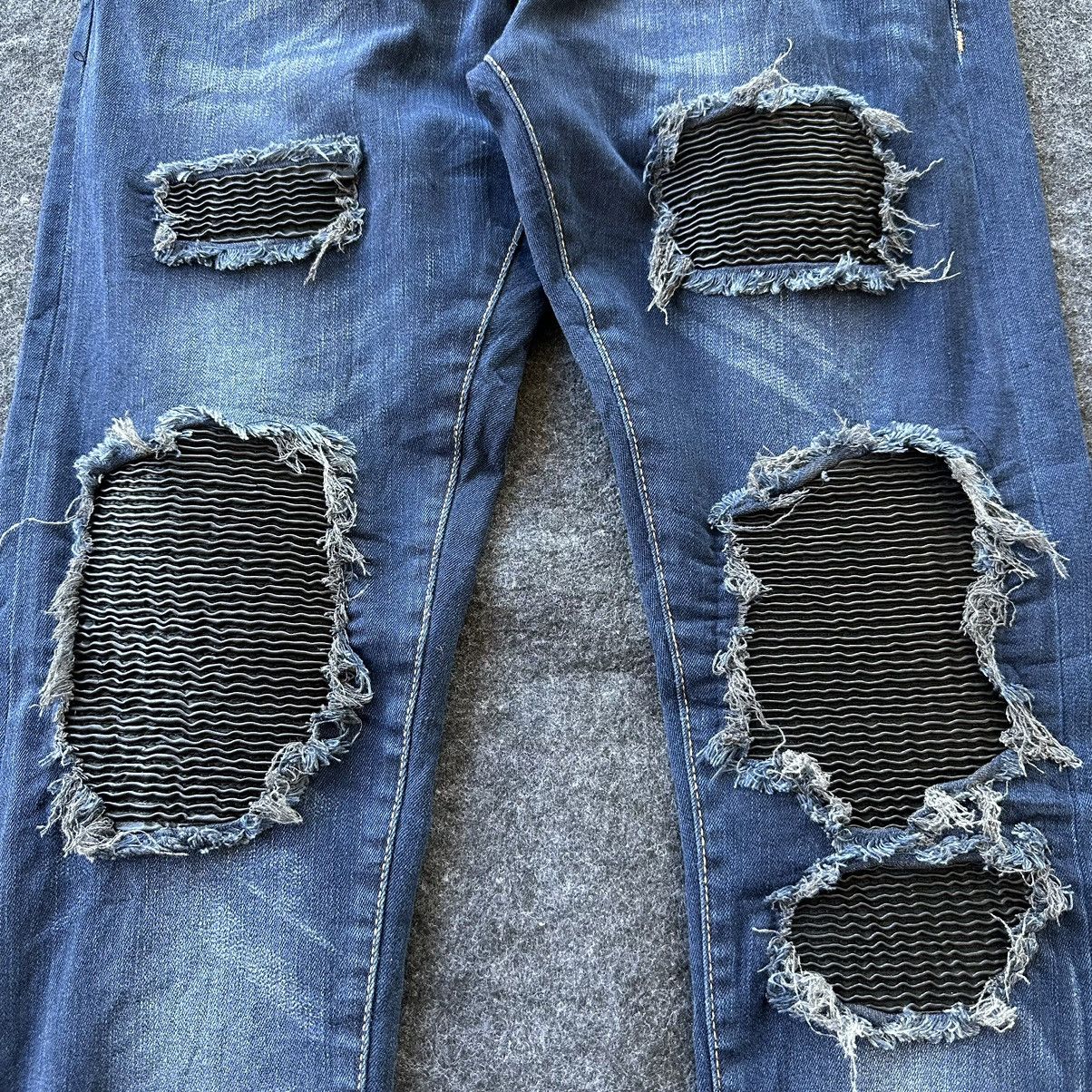 Zara Zara Man Slim Patchwork Denim D631 Size US 32 / EU 48 - 10 Thumbnail
