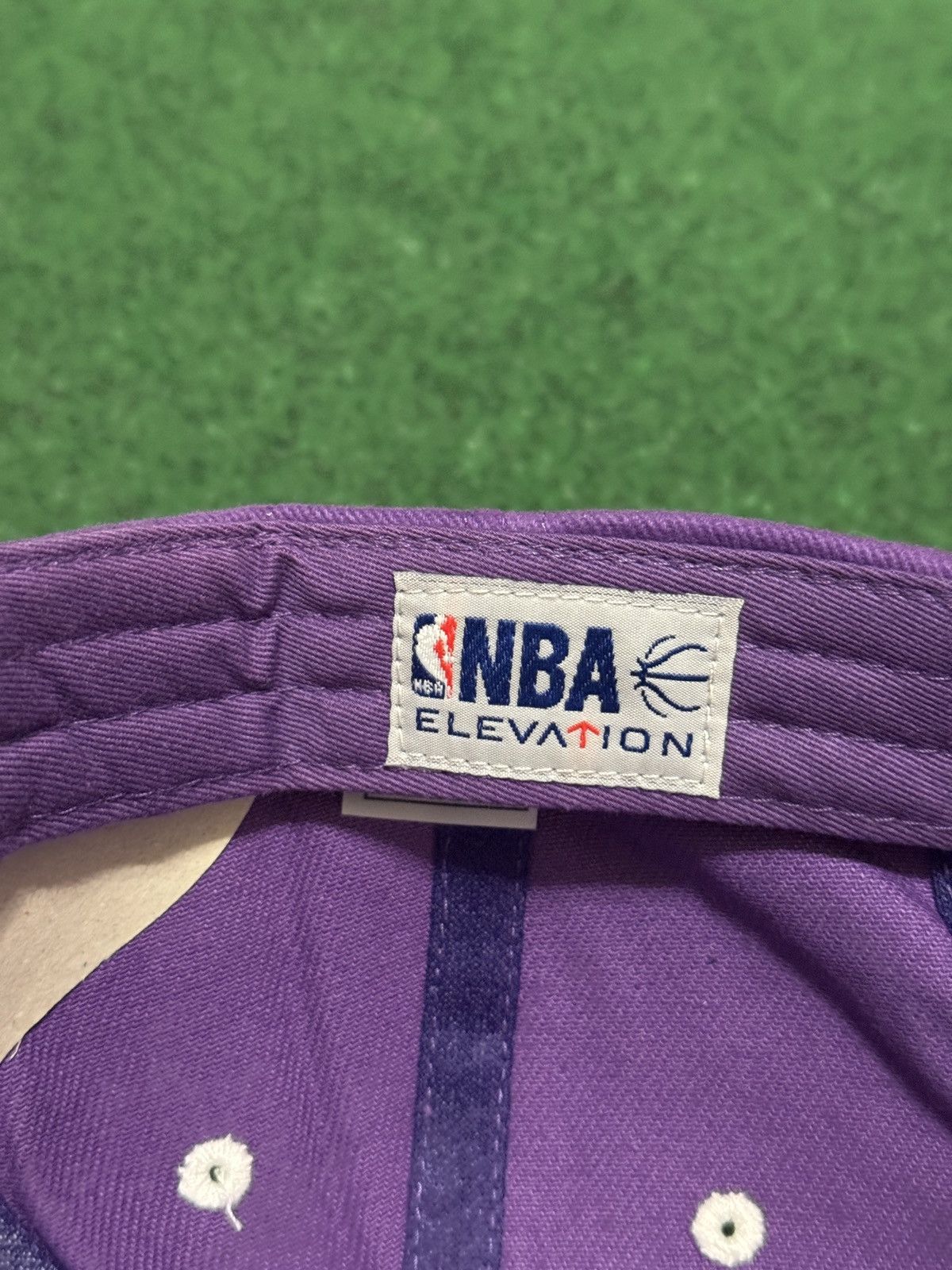 NBA Sacramento Kings Strap Back Cap Basketball Hat Y2K Purple Size ONE SIZE - 7 Thumbnail