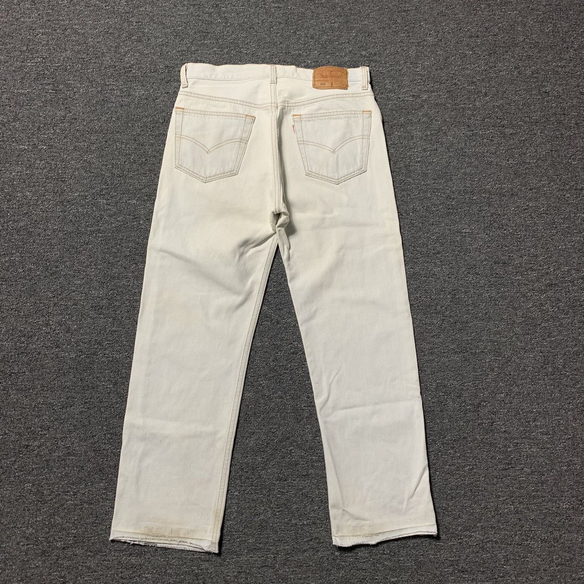 Levi's 80s Vintage Levi's 501 Made In USA Distressed Jeans 33x32 Size US 33 - 1 Thumbnail
