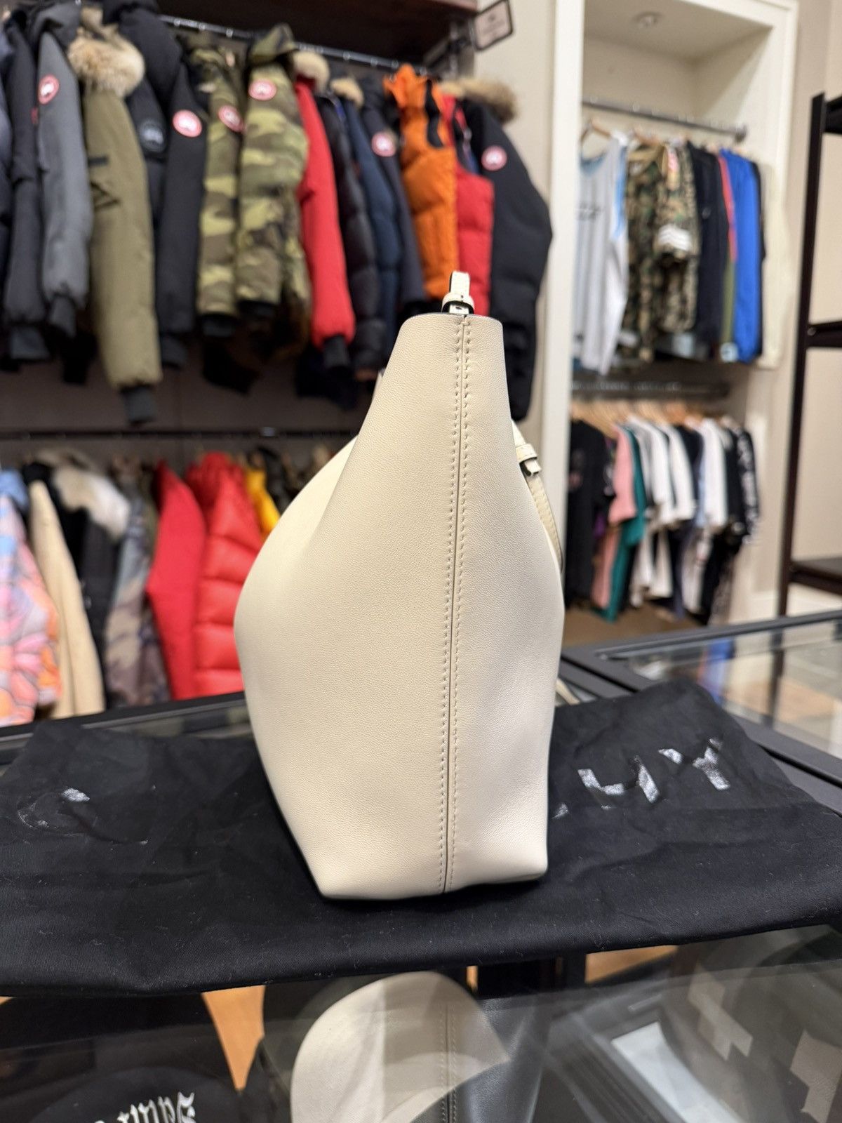 Givenchy Givenchy Pinch Soft Leather Pouch Bucket Bag Size ONE SIZE - 3 Thumbnail