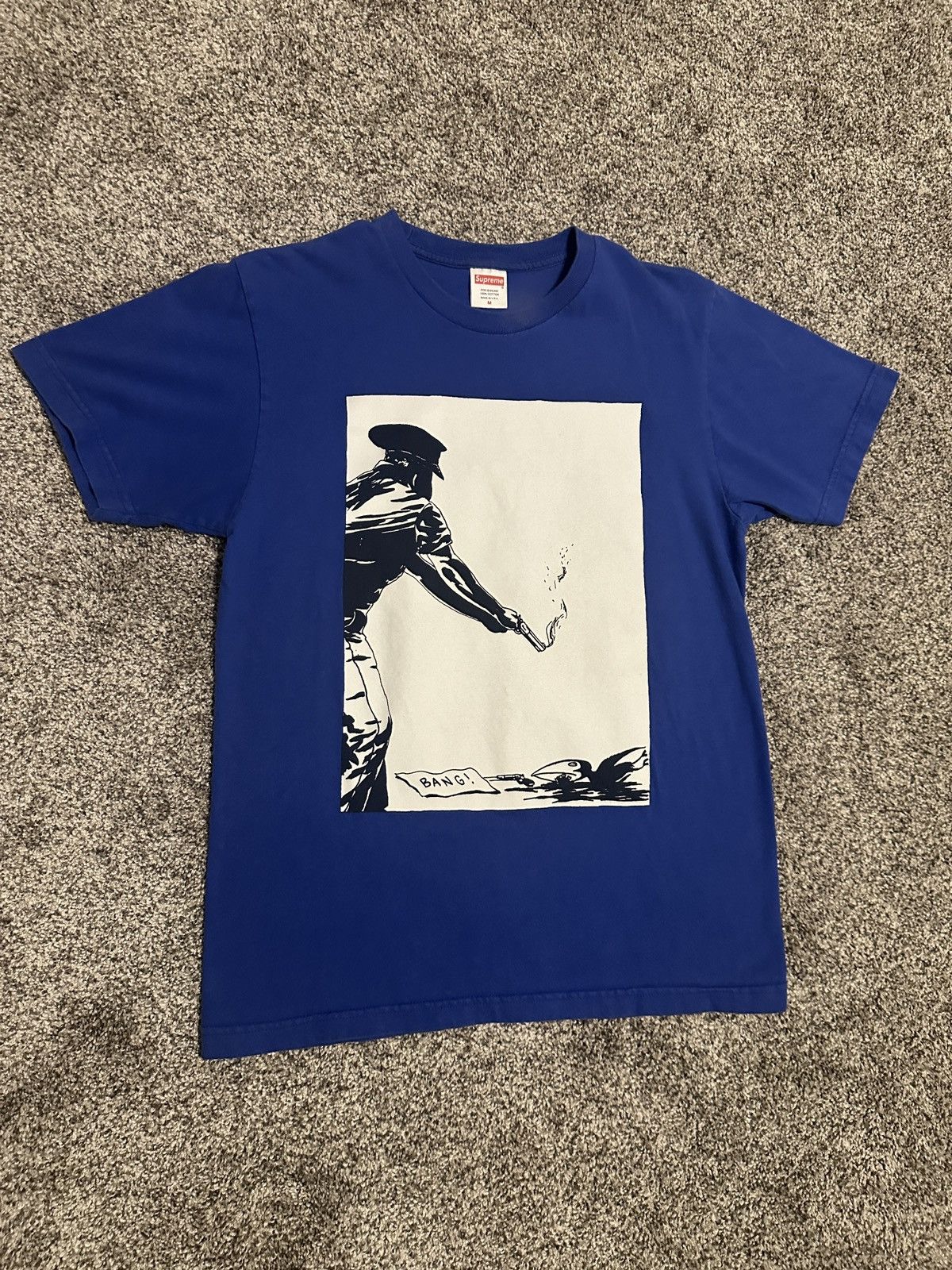 Supreme Supreme Raymond Pettibon Bang Tee Size US M / EU 48-50 / 2 - 1 Thumbnail