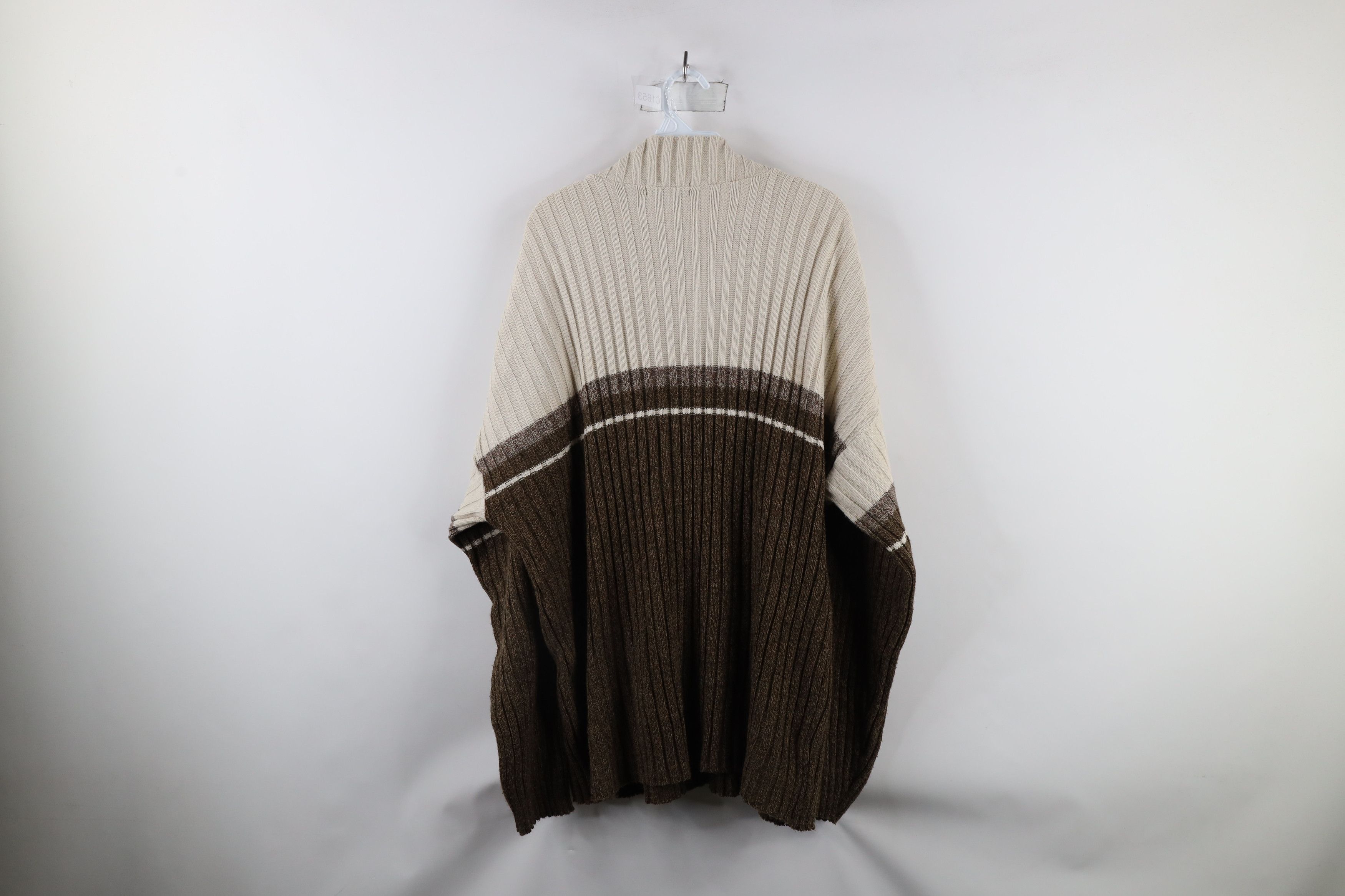 Vintage Vintage 90s Streetwear Chunky Ribbed Knit Mock Neck Sweater Size US XXL / EU 58 / 5 - 7 Thumbnail