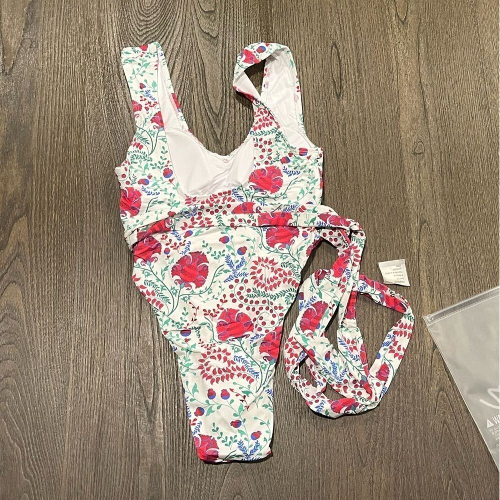 Vintage NWT Toluca Artemis Midi Wrap One Piece Swimsuit Size XS Size ONE SIZE - 6 Thumbnail