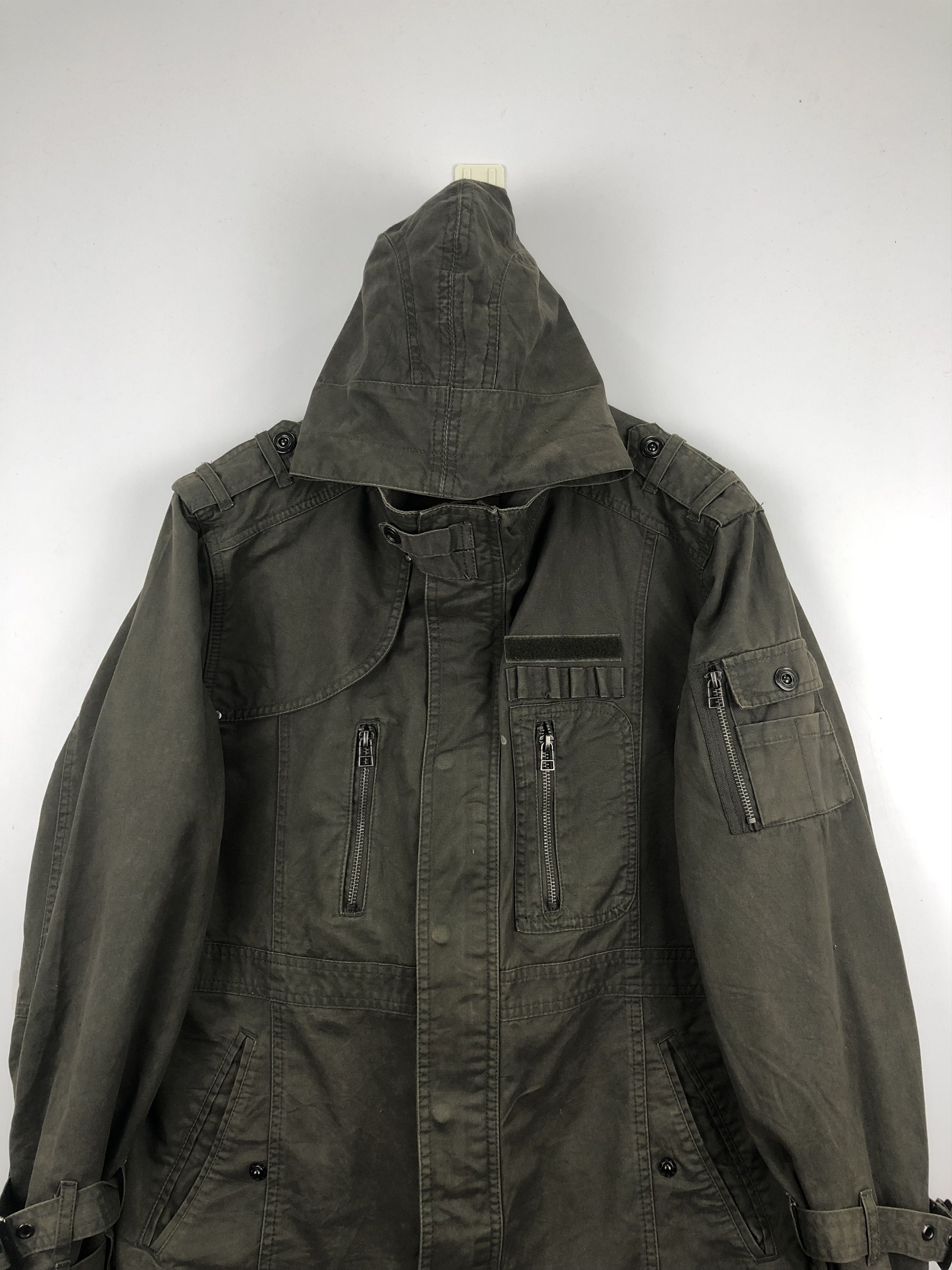 Japanese Brand Vintage Japanese Brand Military Style Hoodie Jacket J0740 Size US XL / EU 56 / 4 - 2 Thumbnail