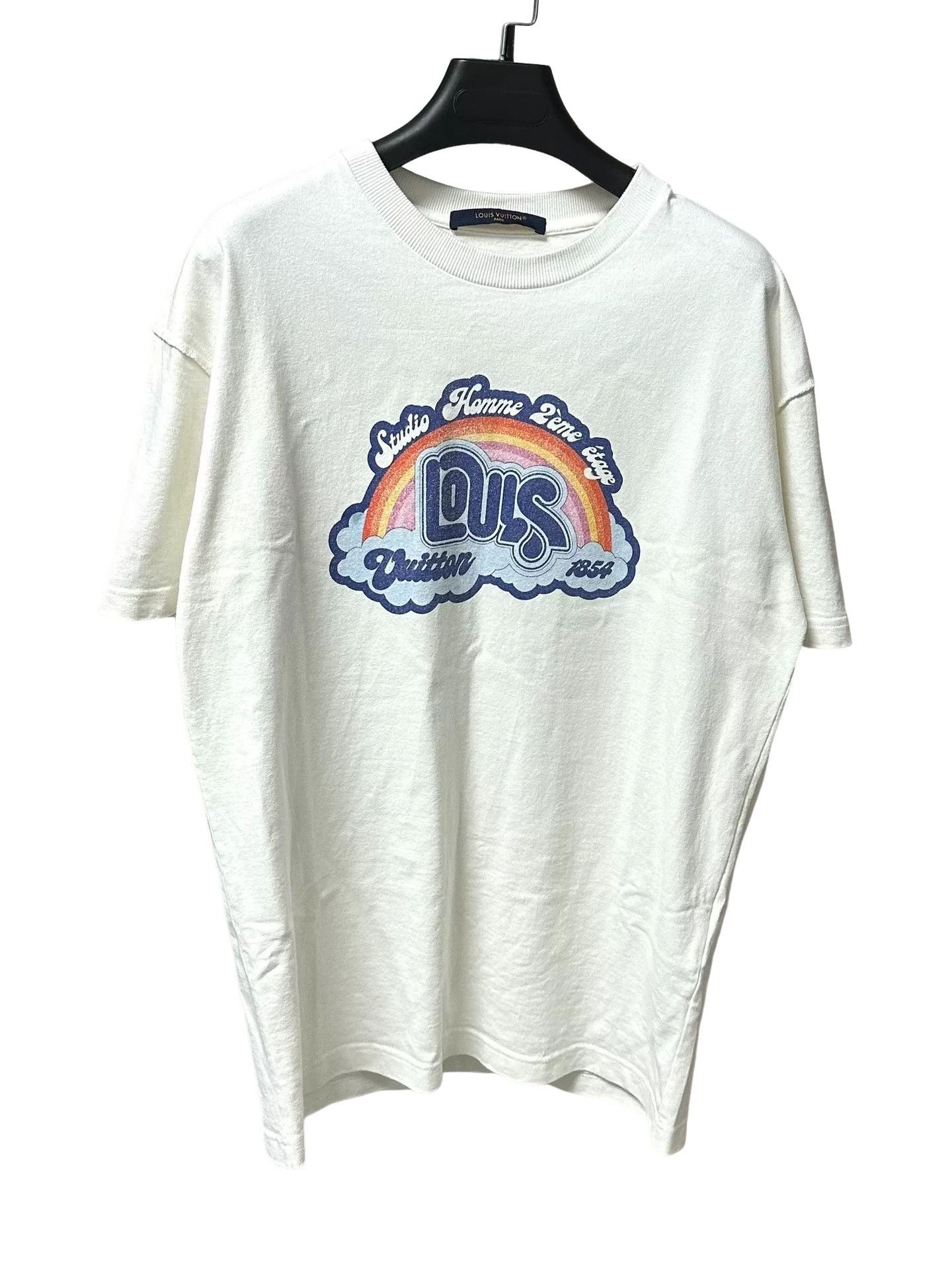 Louis Vuitton Louis Vuitton Rainbow Logo Graphic T-Shirt S Size US S / EU 44-46 / 1 - 1 Thumbnail