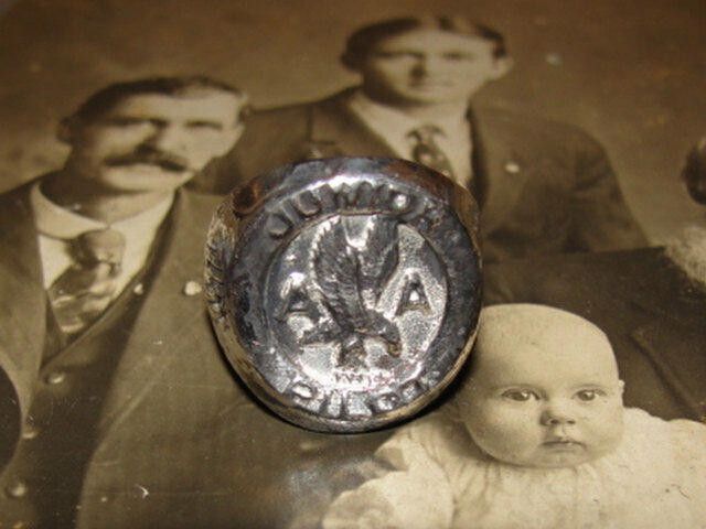 Designer Sterling American Airline Junior Pilot Ring Alberto Juan Size ONE SIZE - 1 Thumbnail