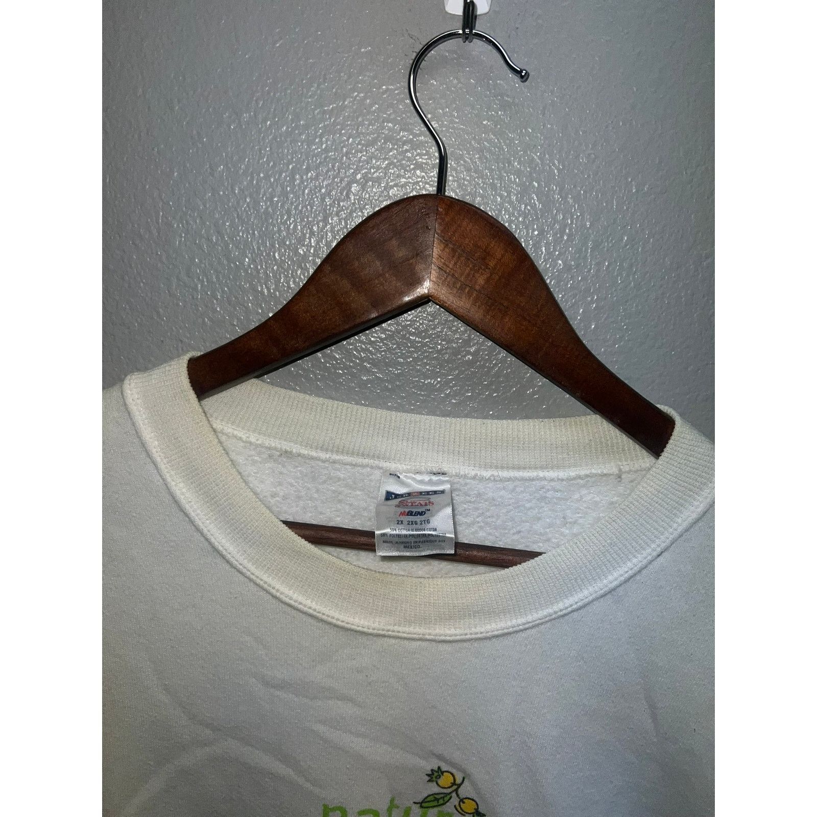 Vintage Vintage Jamba Juice Sweatshirt Natural Crewneck Yellowed 2XL Size US XXL / EU 58 / 5 - 4 Thumbnail