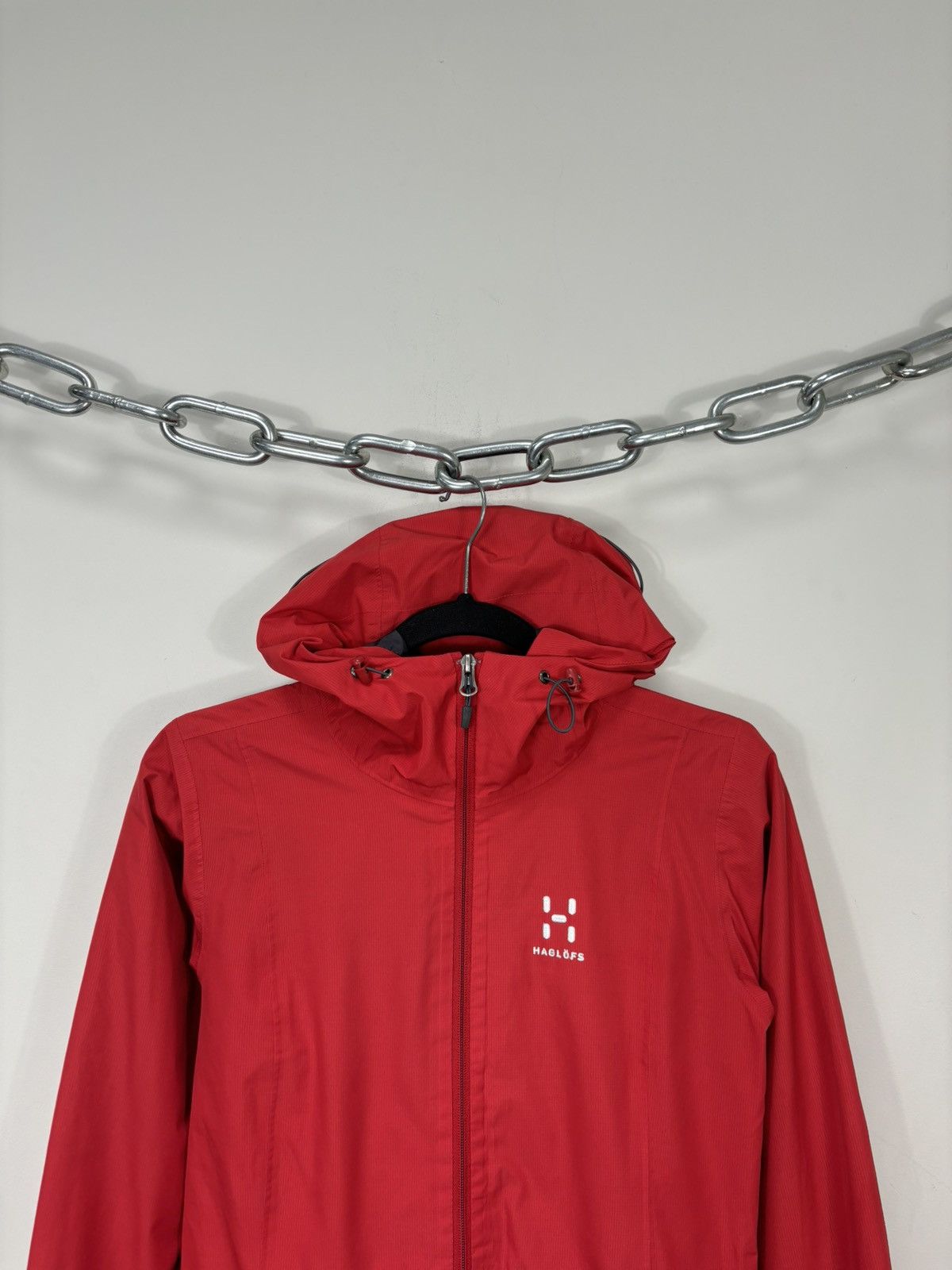 Haglofs Haglofs Women’s Red Outdoor Full Zip Windbreaker Husk Jacket Size XS / US 0-2 / IT 36-38 - 4 Thumbnail
