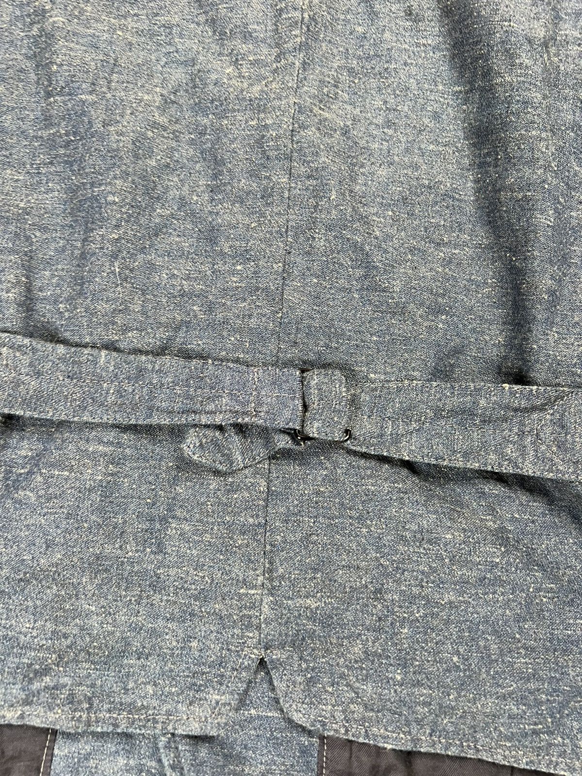 RRL Ralph Lauren RRL Cinch Back Indigo Cotton Vest Size US S / EU 44-46 / 1 - 4 Thumbnail