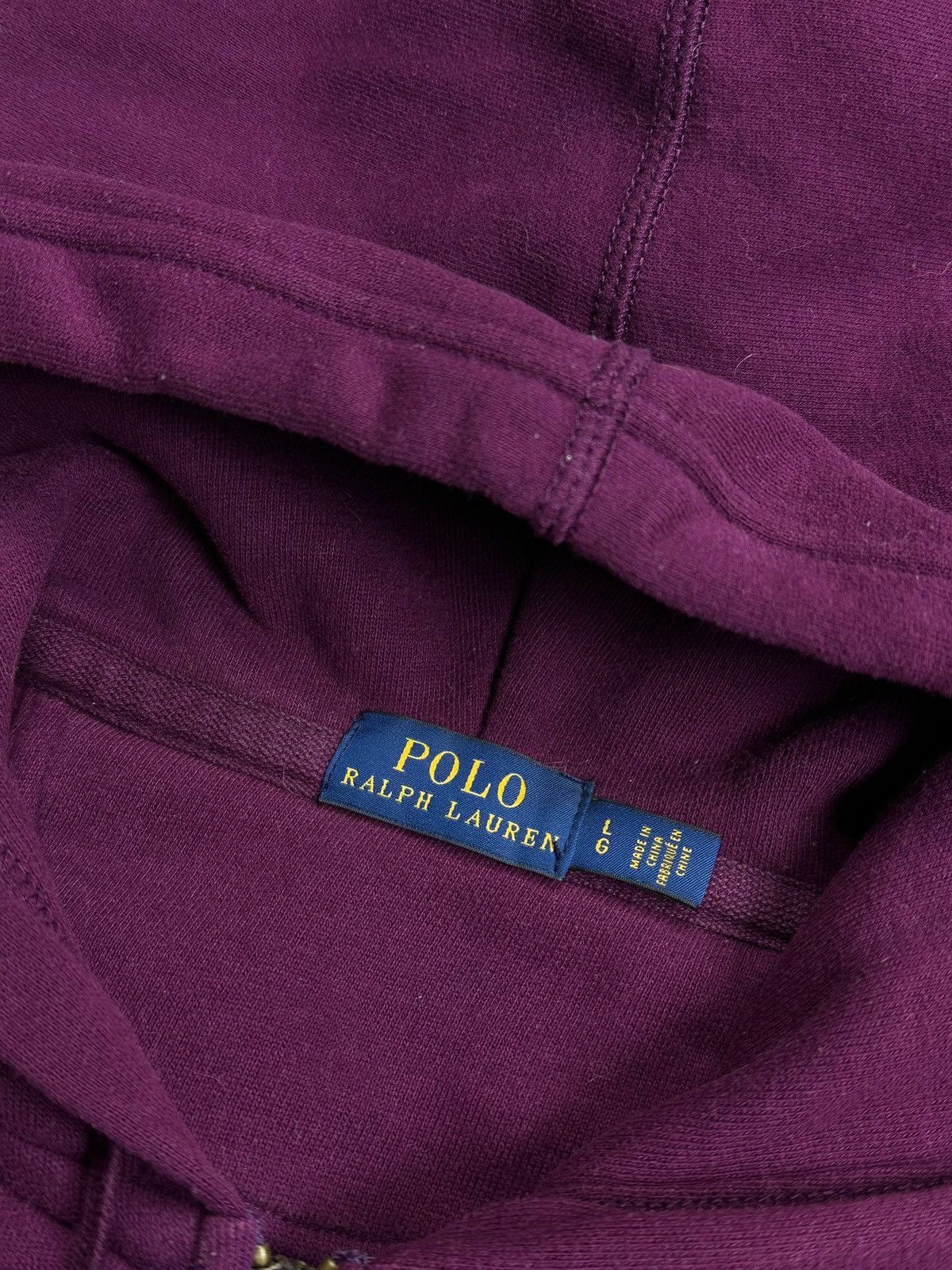 Polo Ralph Lauren Vintage Polo Ralph Lauren Womans Beautiful Zip Hoodie L Rare Size L / US 10 / IT 46 - 4 Thumbnail