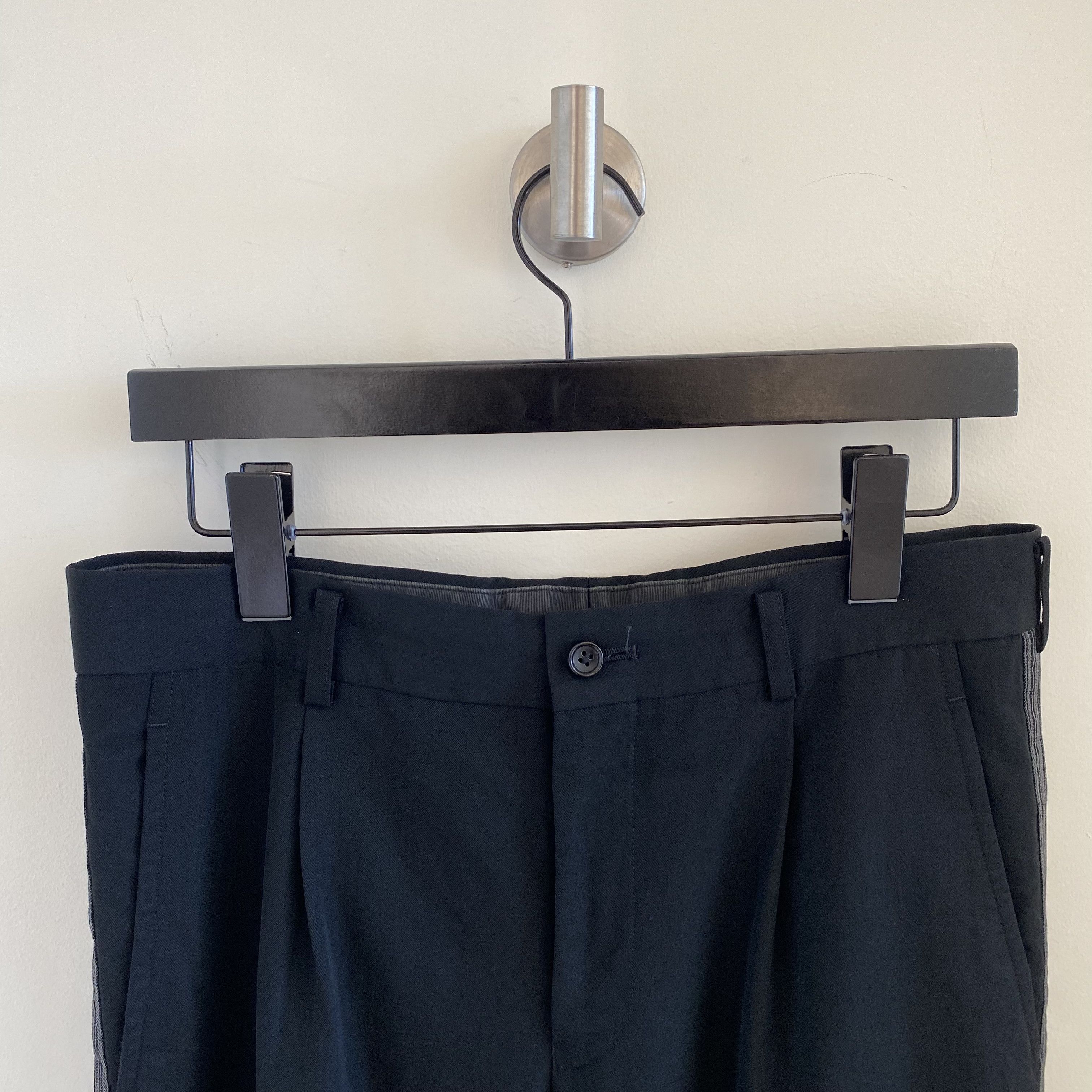 Comme des Garcons Homme Comme des Garçons Homme 2010 Side Stripe Trousers Size US 30 / EU 46 - 3 Thumbnail