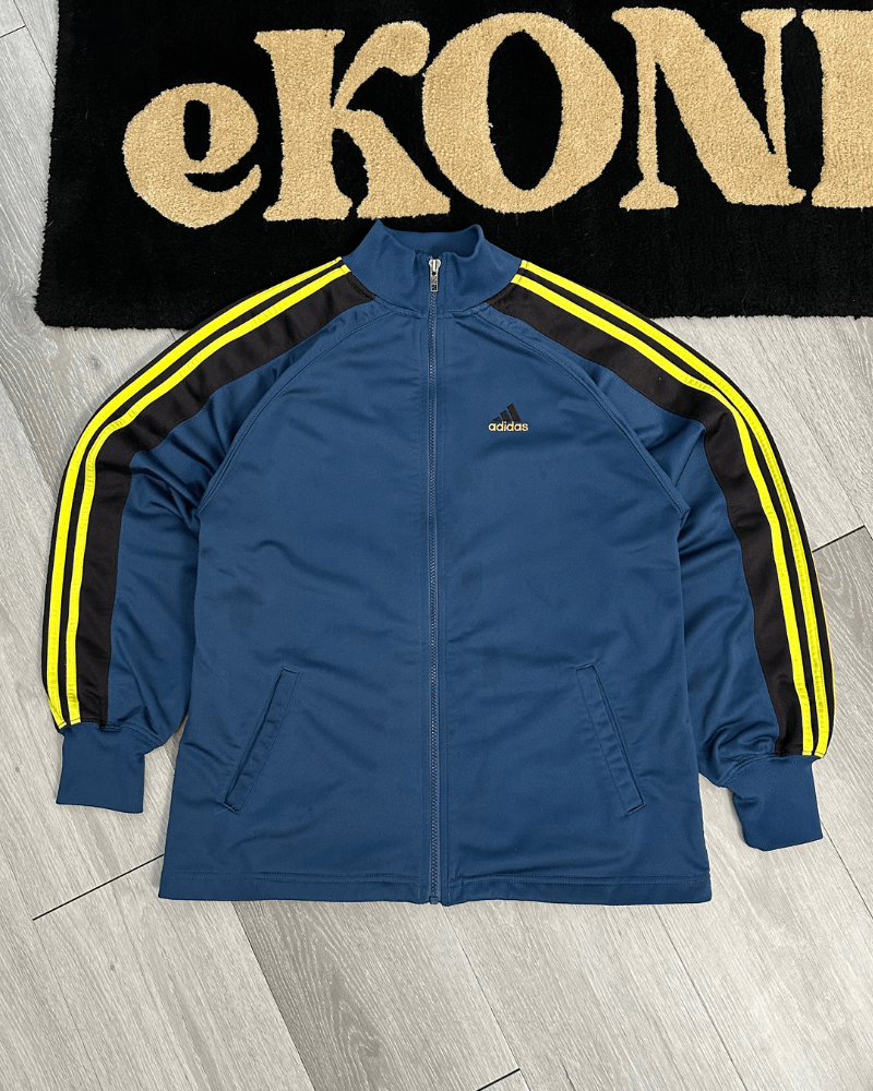 Adidas Vintage 90's Adidas Men's Navy Blue Track Jacket Size Small Size US S / EU 44-46 / 1 - 1 Thumbnail