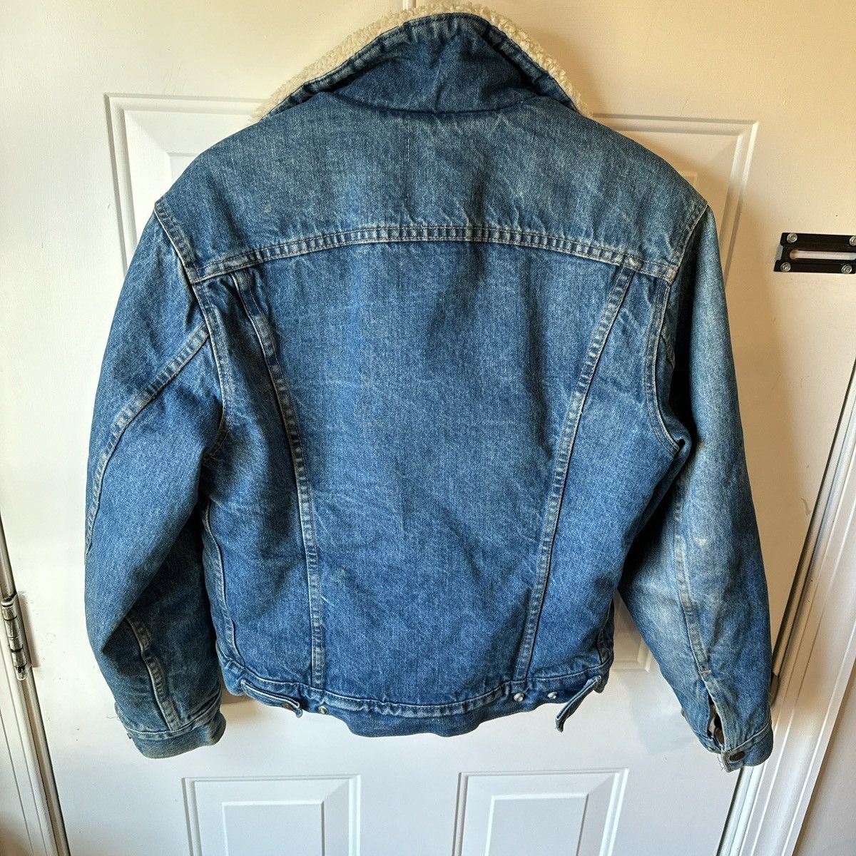 Levi's Rare Vintage 1970's Levi's Big E Sherpa Lined Trucker Jacket Size US XXS / EU 40 - 2 Thumbnail