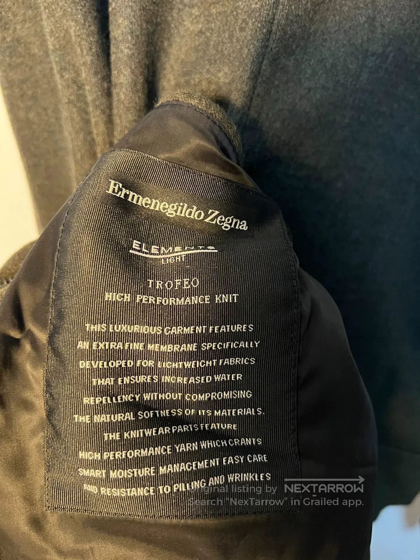 Ermenegildo Zegna Zegna Men's Wool Coat in Dark Green. Size US L / EU 52-54 / 3 - 6 Thumbnail