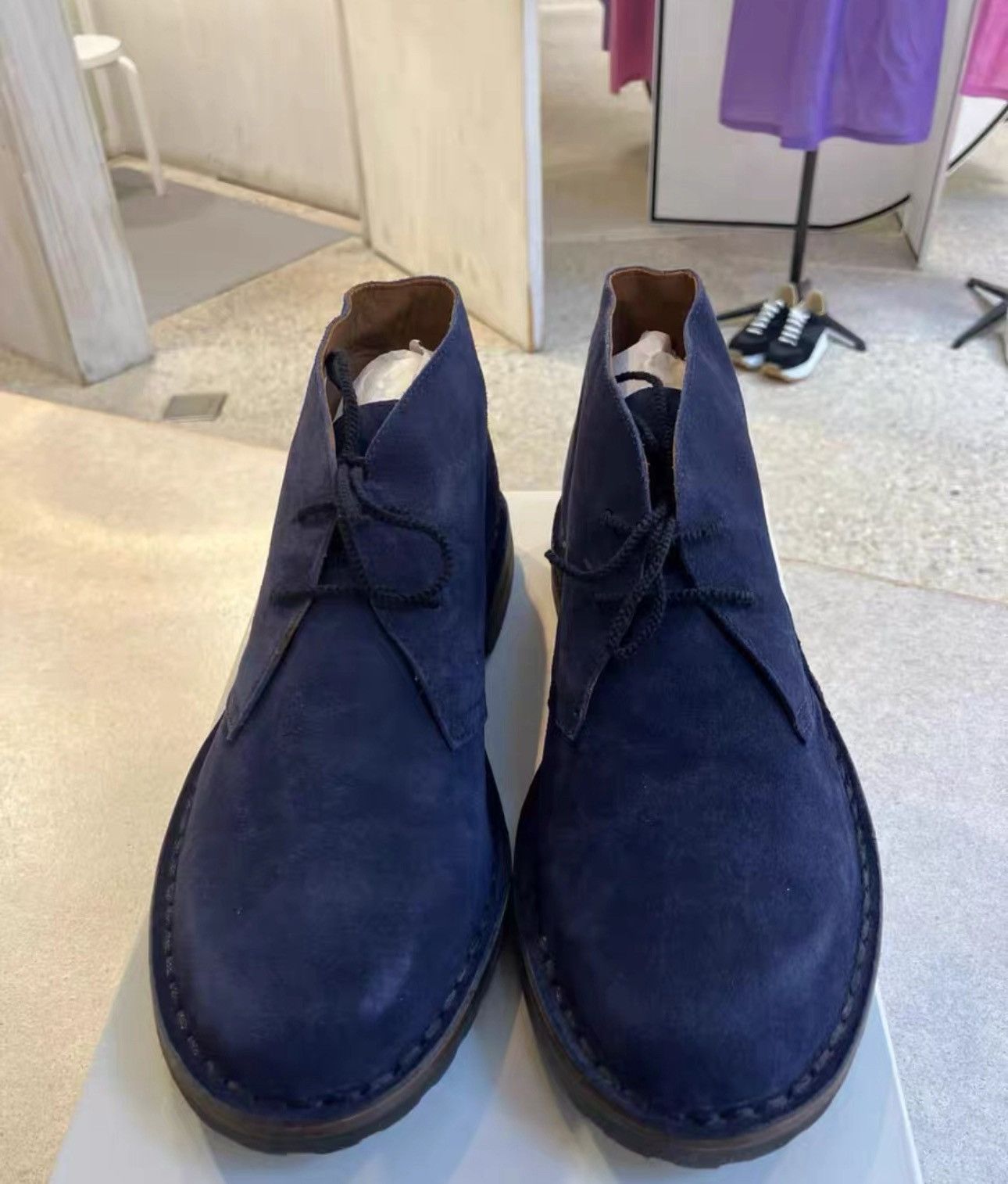 Daniela Gregis Daniela Gregis SS24 Handmade Suede Derby Shoes Size US 10 / IT 40 - 1 Thumbnail