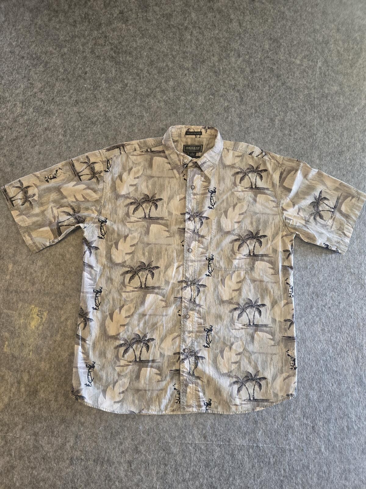 Other Y2K Vintage Golf 100% Cotton Short-sleeve Button-down Shirt Size US M / EU 48-50 / 2 - 2 Thumbnail