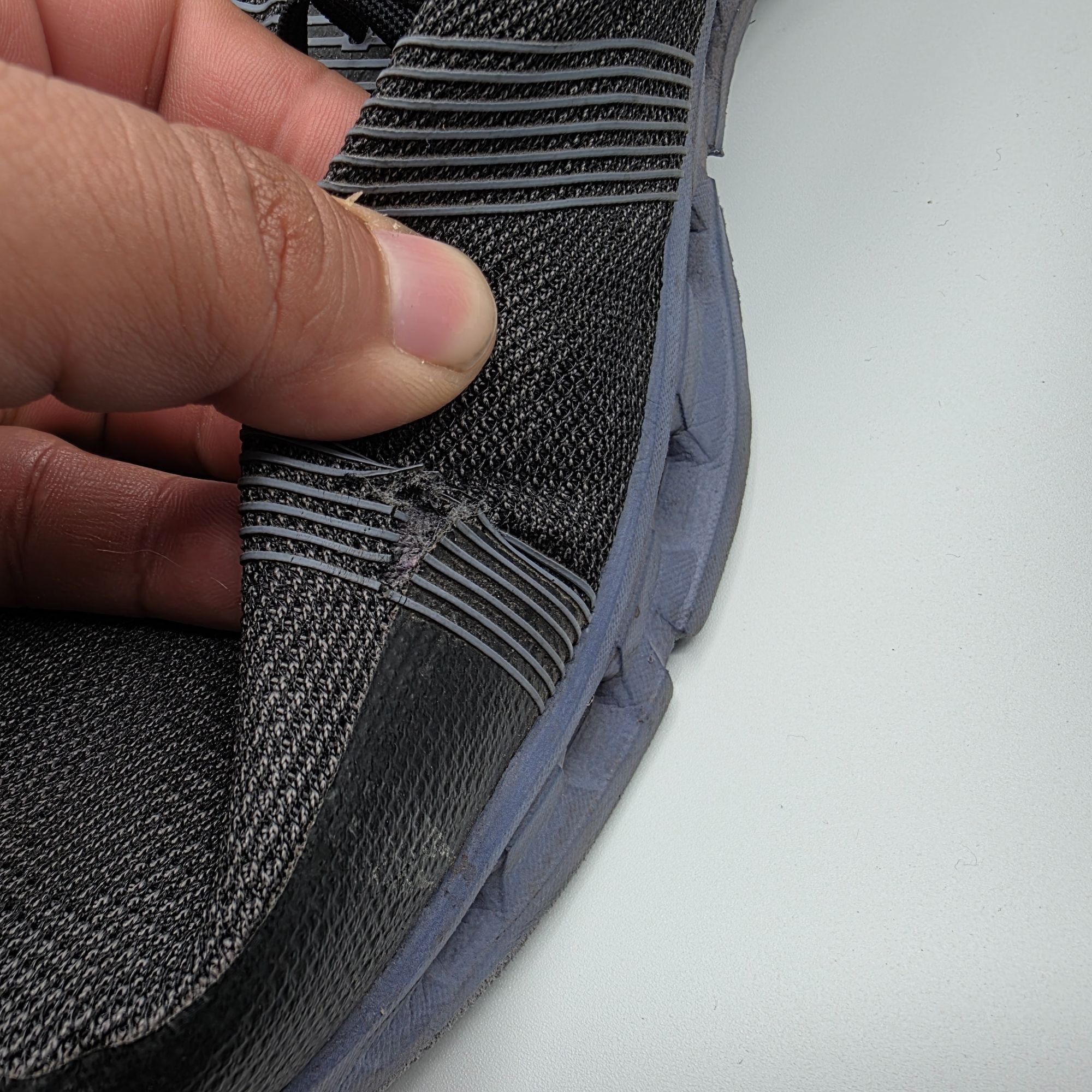 On On Cloudgo Mens Size 12.5 Black Shale Blue Athletic Running Size US 12.5 / EU 45-46 - 8 Thumbnail
