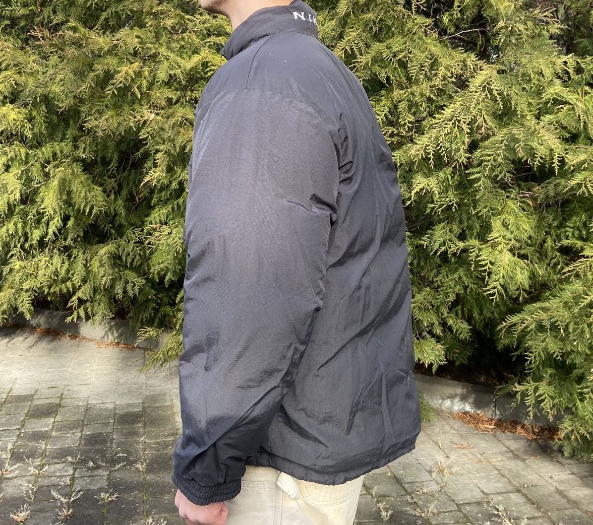 Vintage 🟤 VintageNike Down puffer jacket 90s reversible🟤 Size US L / EU 52-54 / 3 - 6 Thumbnail