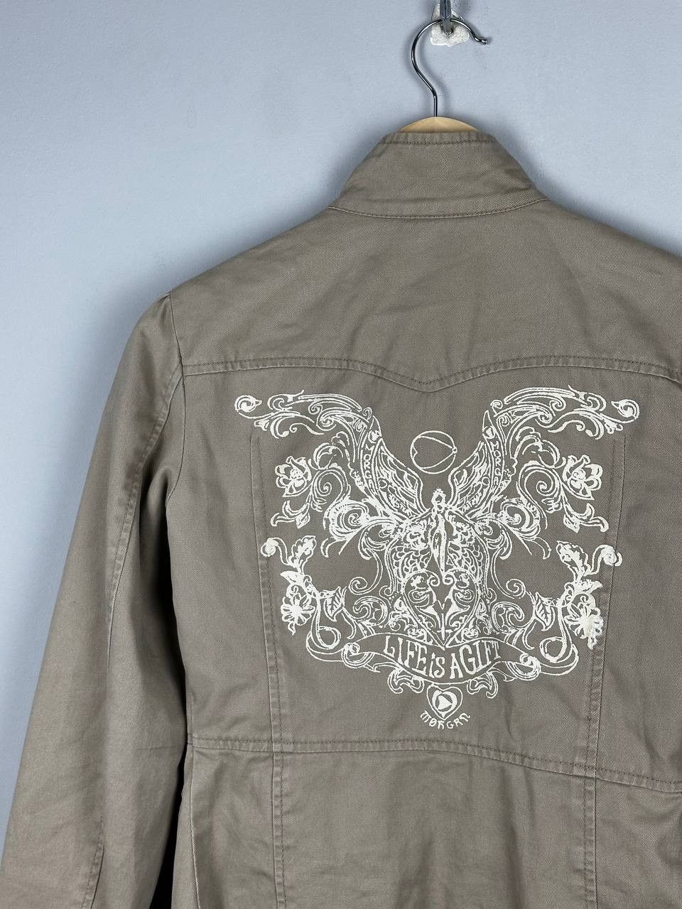 Morgan De Toi Morgan de Toi Vintage brown Cropped Biker Jacket Size S / US 4 / IT 40 - 12 Thumbnail