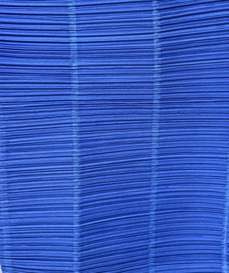 Other Issey Miyake size:3 Blue bamboo joint top with short sleev Size XS / US 0-2 / IT 36-38 - 2 Thumbnail