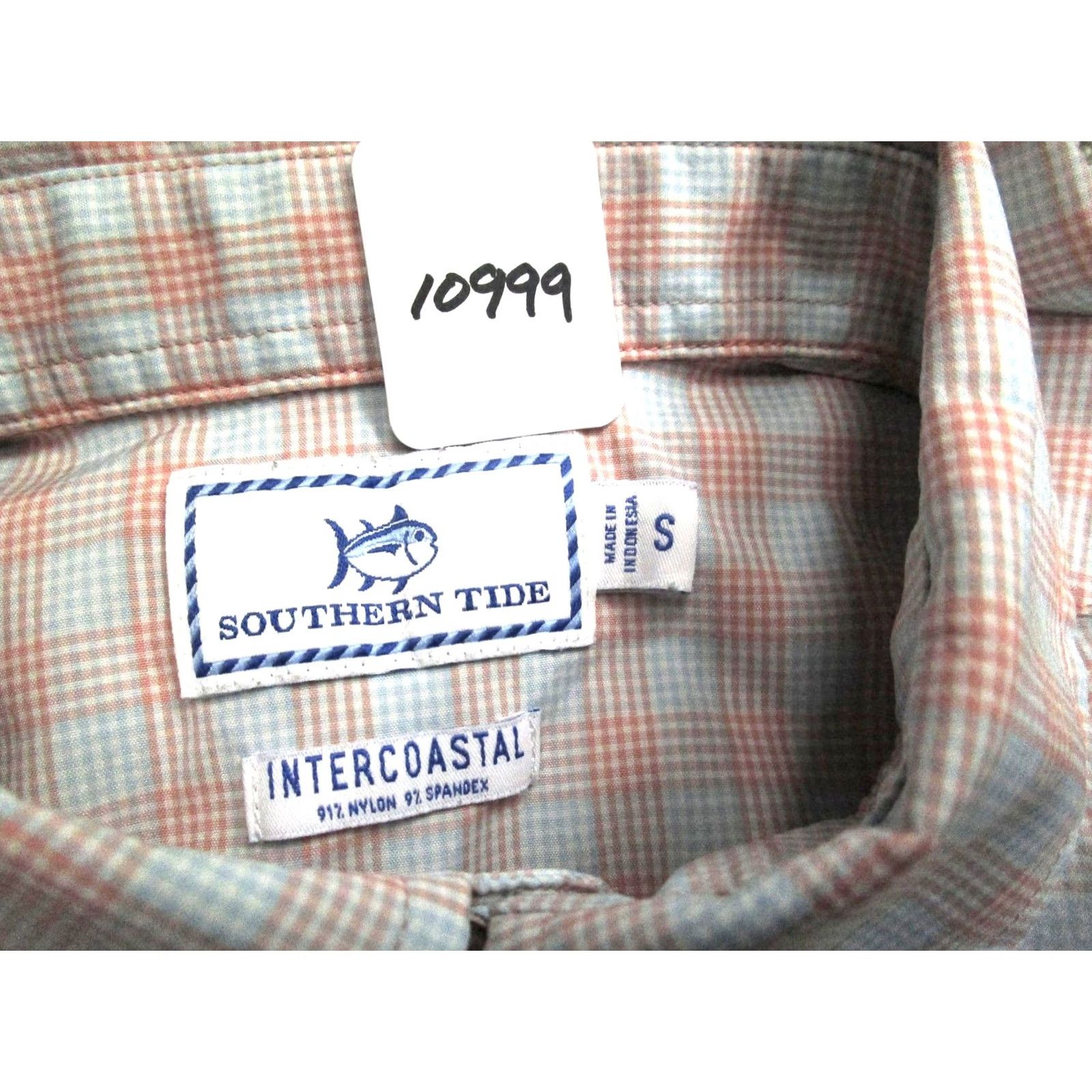 Southern Tide Southern Tide Shirt Men S Pink Check Performance Long Sleeve Button-Up Collared NYLON Spandex Embroidered Classic Preppy Size US S / EU 44-46 / 1 - 7 Thumbnail