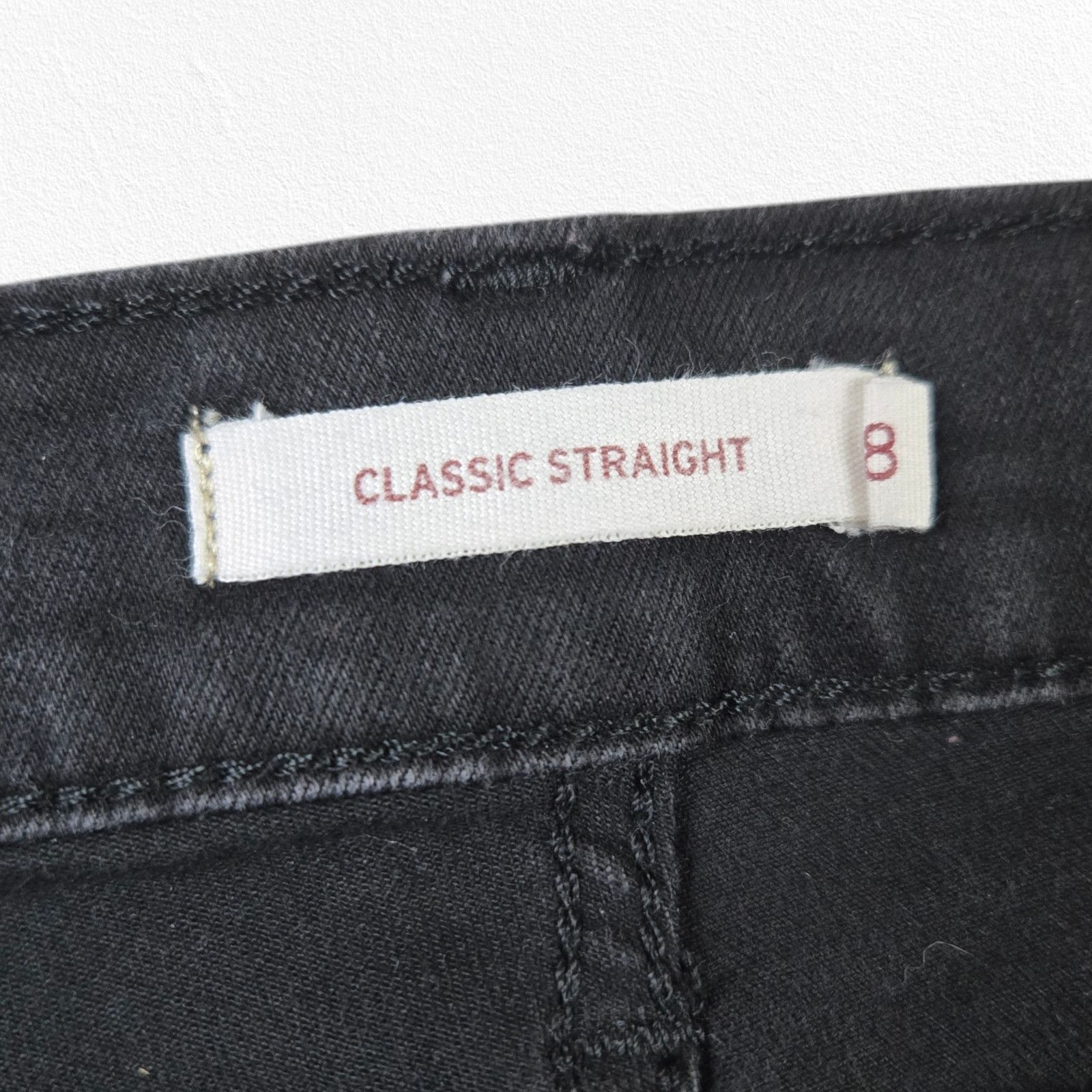 Levi's Levi's Black Classic Straight Jeans Size 18 S Size 40" / US 18 - 5 Thumbnail