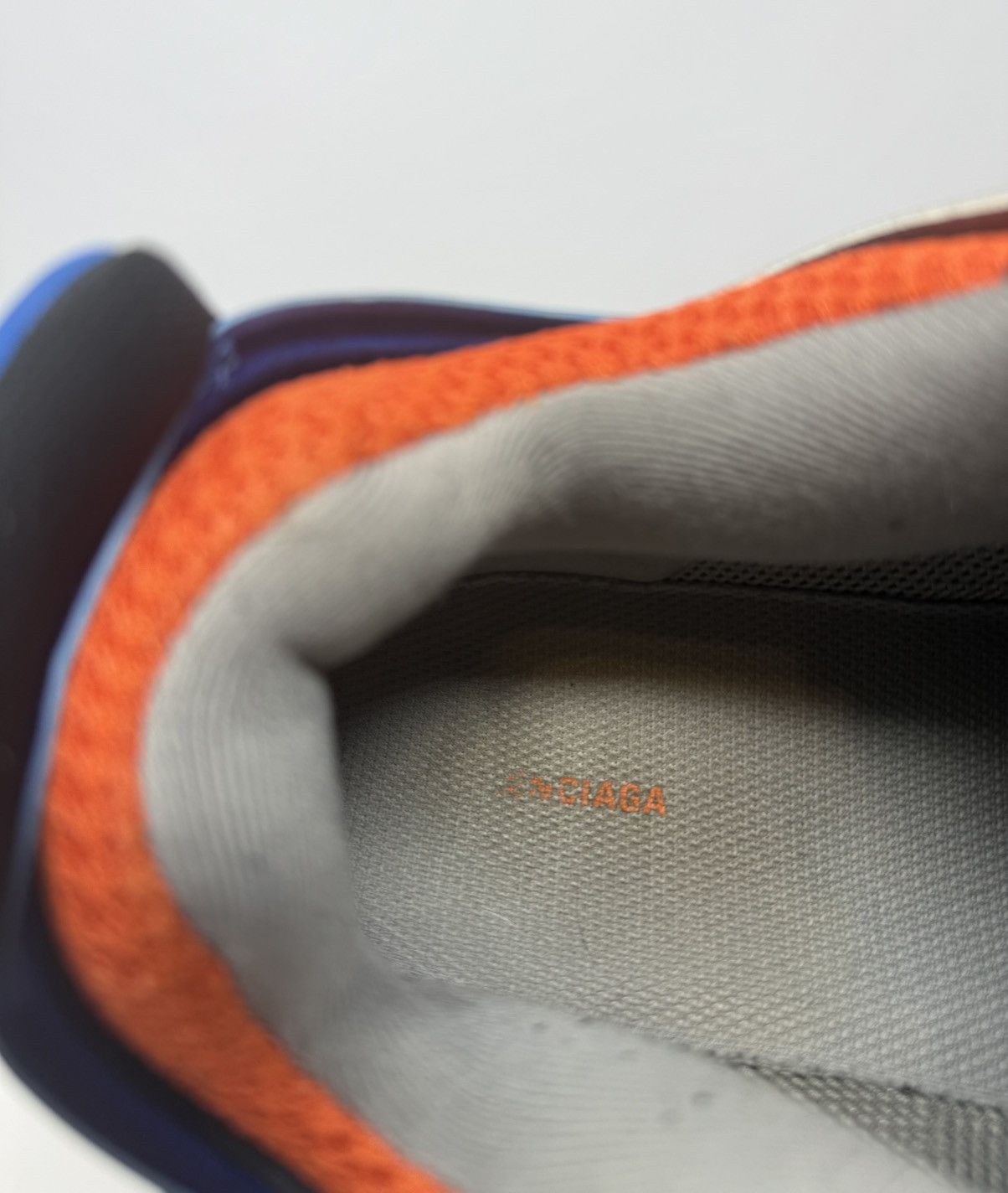Balenciaga Balenciaga Track Sneaker White/Orange/Blue Size US 12 / EU 45 - 8 Thumbnail