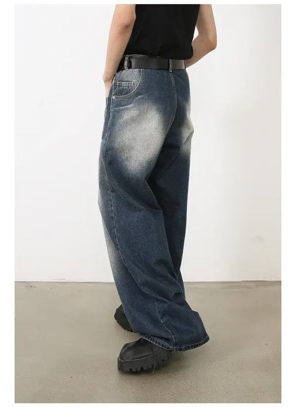 VIBE Japanese retro loose straight American jeans for men Size US 32 / EU 48 - 6 Thumbnail