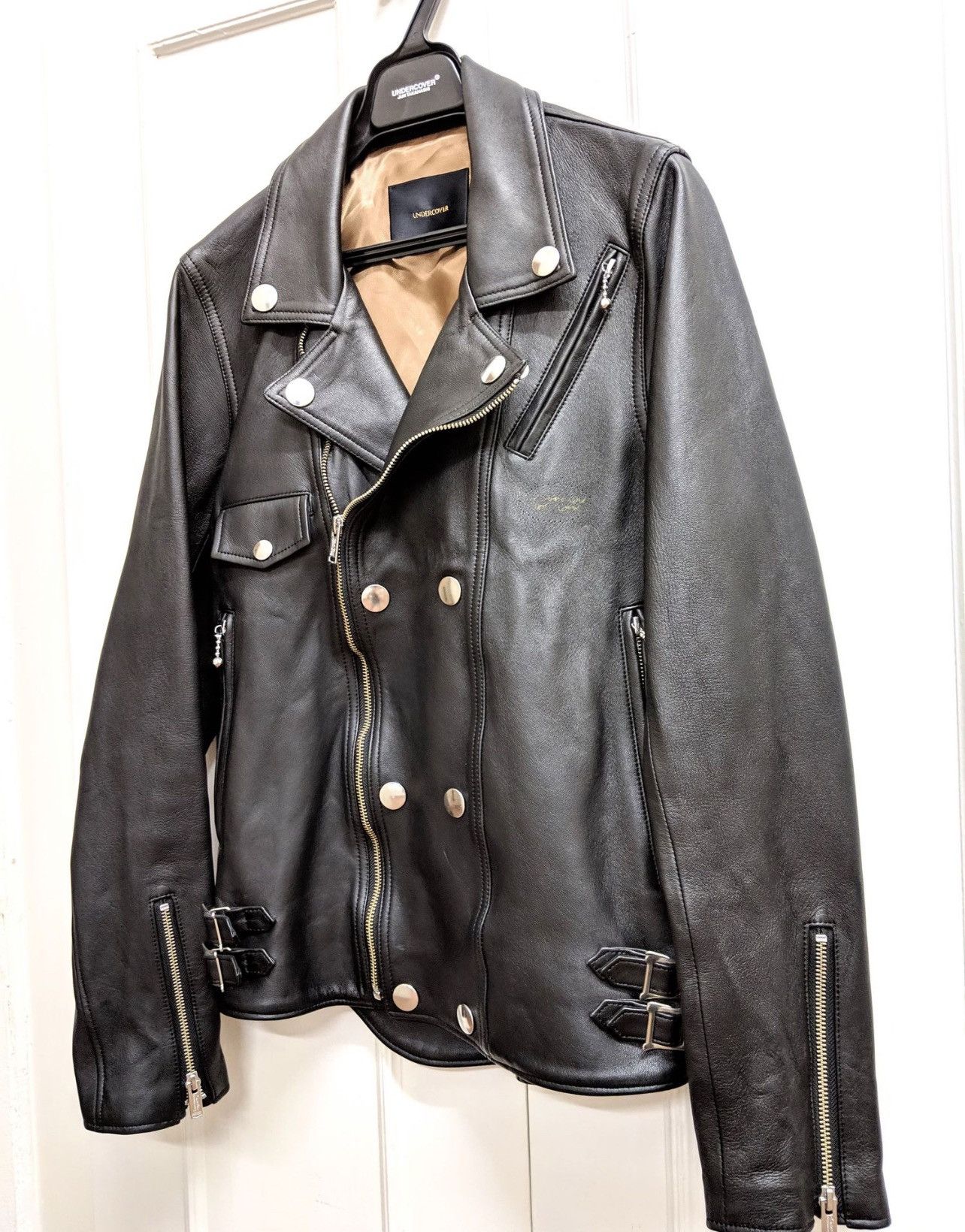 Undercover Roughed Out Double Leather Jacket Size US M / EU 48-50 / 2 - 3 Thumbnail
