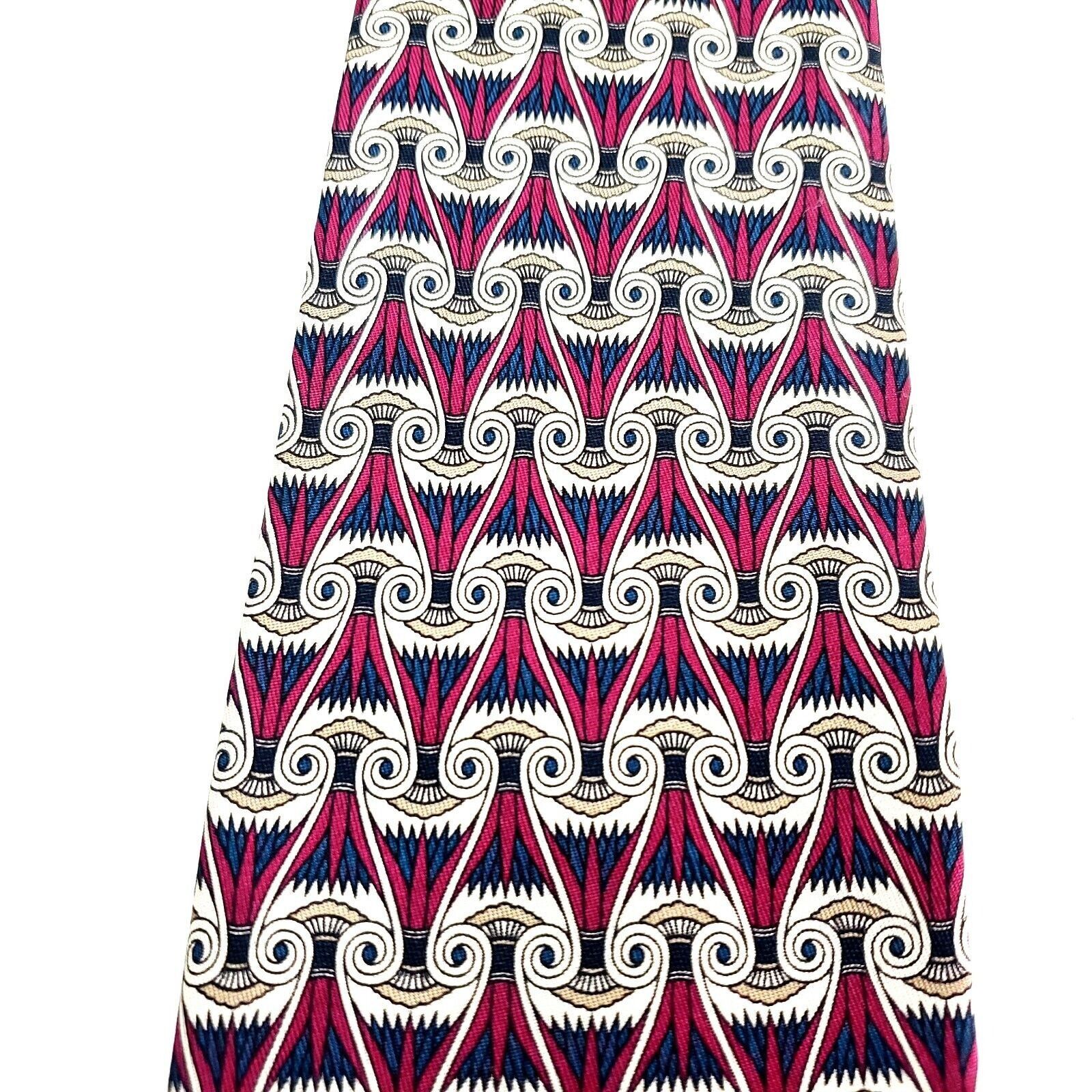 Michael Kors Michael Kors Parisian Silk Tie Print Red Geometric Short Size ONE SIZE - 2 Thumbnail