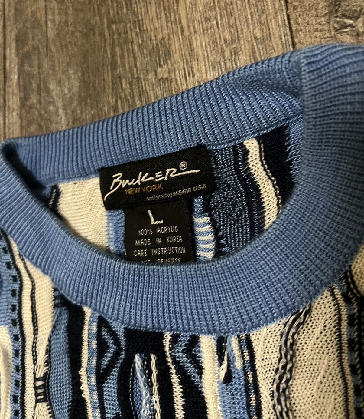 Vintage Vintage Coogi Style Crewneck Sweater Shirt Size Large 23x29 Size US L / EU 52-54 / 3 - 4 Thumbnail