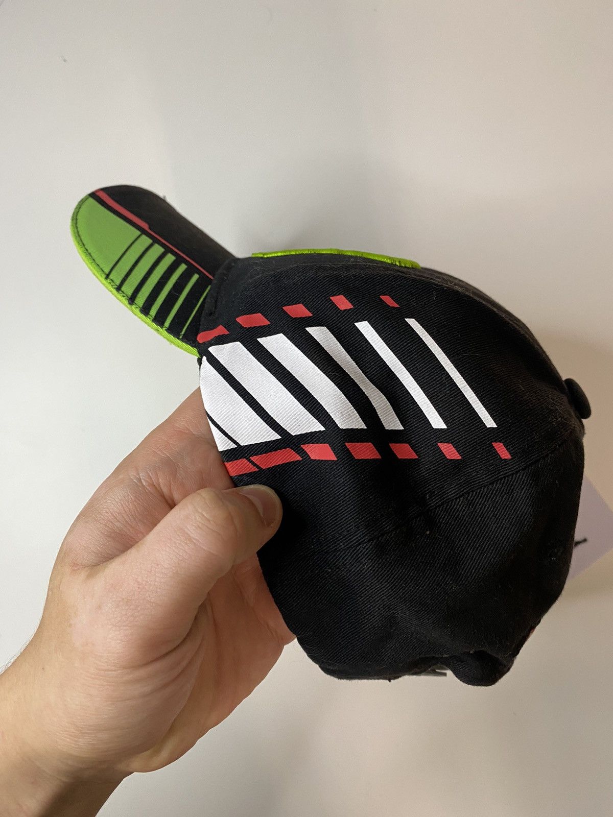 Vintage Kawasaki racing team cap hat Size ONE SIZE - 6 Thumbnail