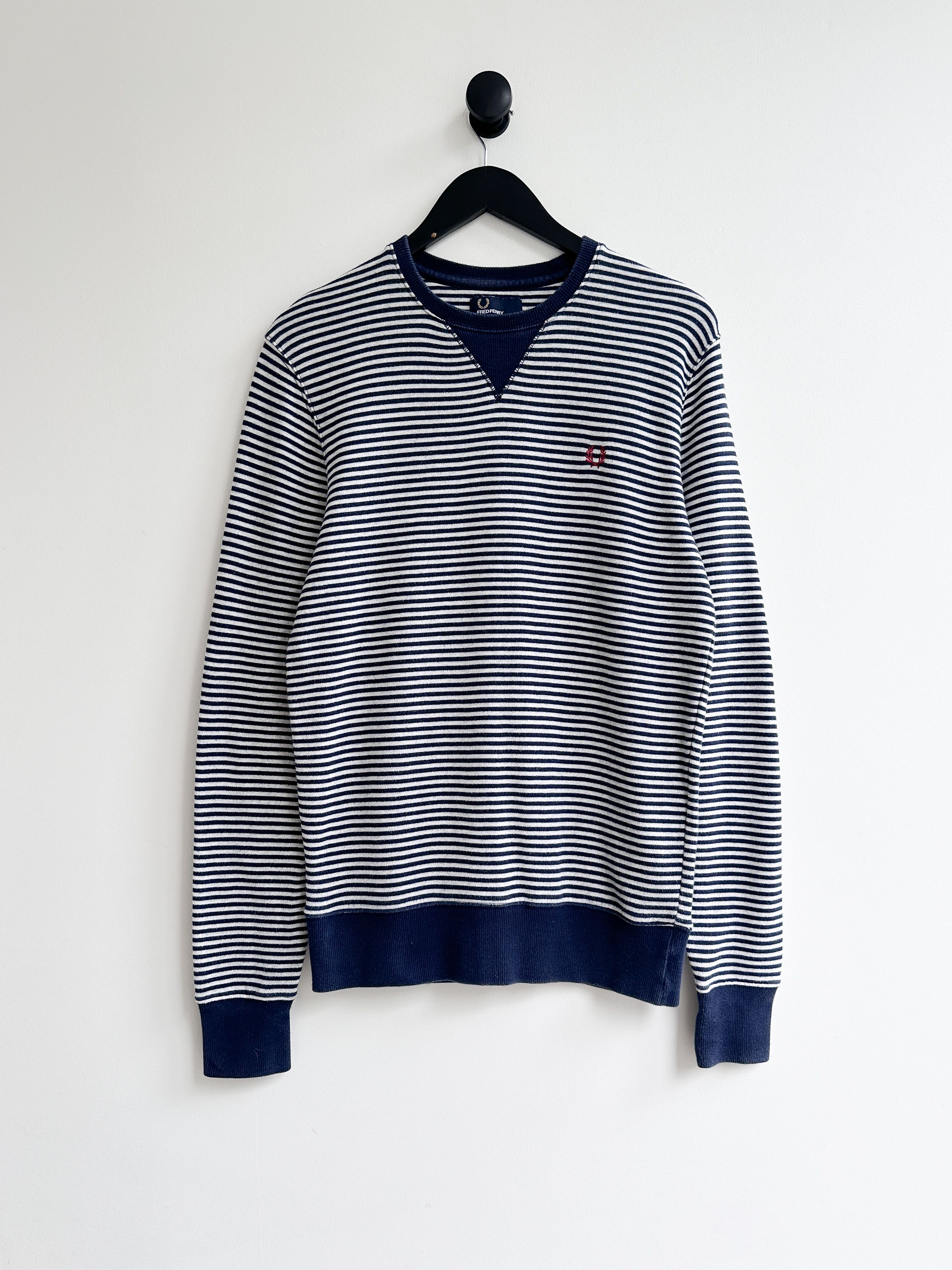 Fred Perry Fred Perry Striped Sweatshirt Pullover Size US S / EU 44-46 / 1 - 1 Thumbnail